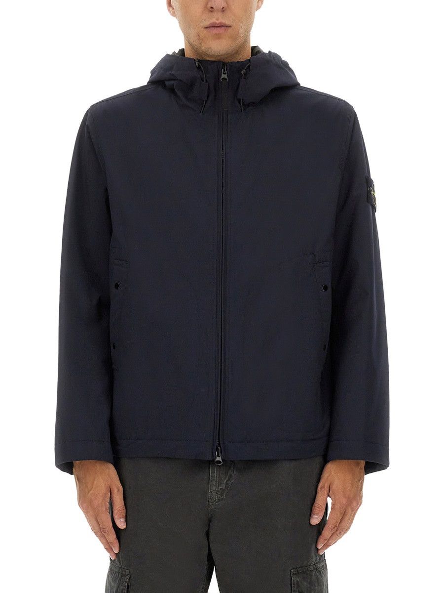Stone Island STONE ISLAND HOODED JACKET - BLUE Size US S / EU 44-46 / 1 - 3 Thumbnail