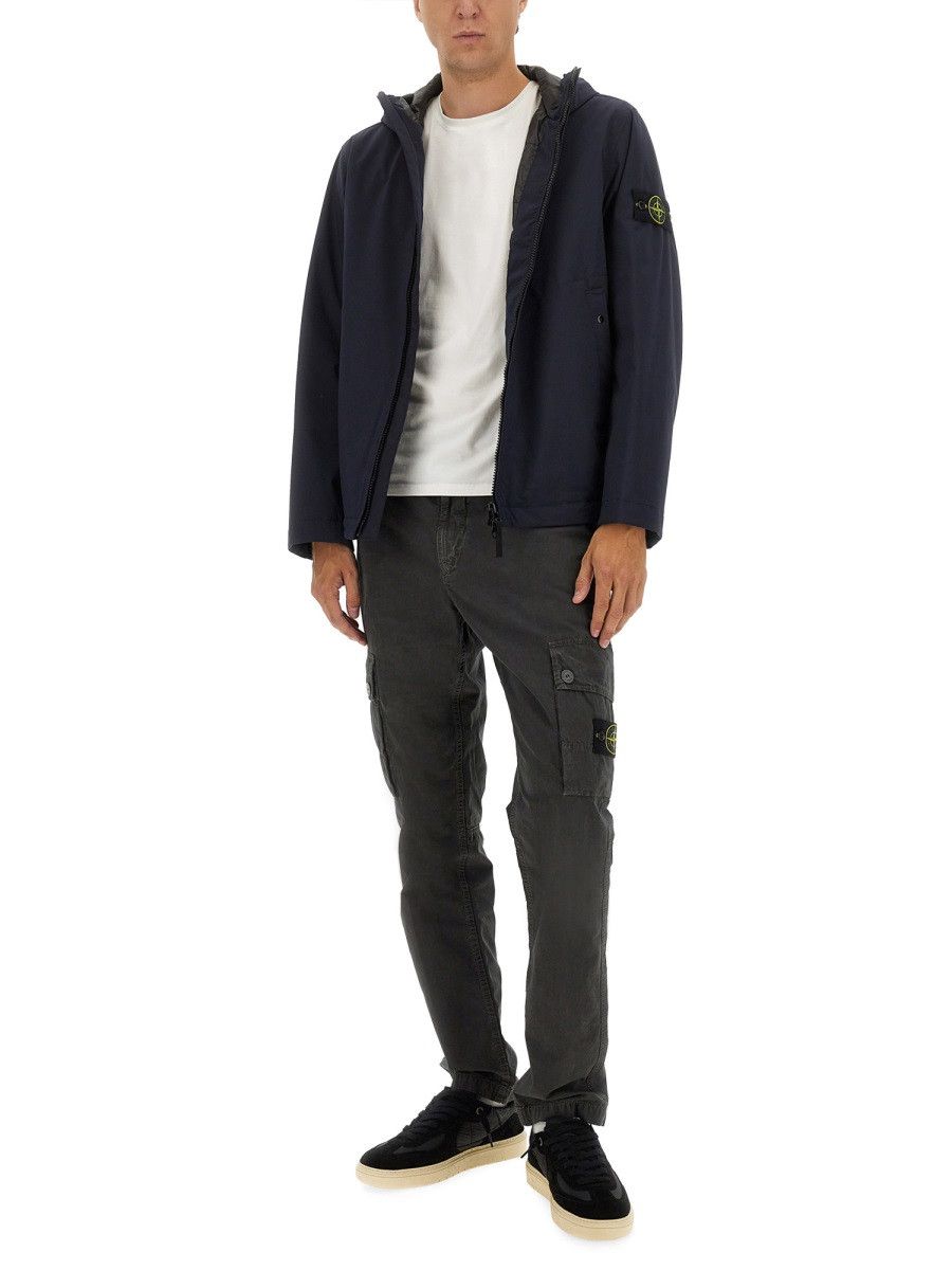 Stone Island STONE ISLAND HOODED JACKET - BLUE Size US S / EU 44-46 / 1 - 4 Thumbnail