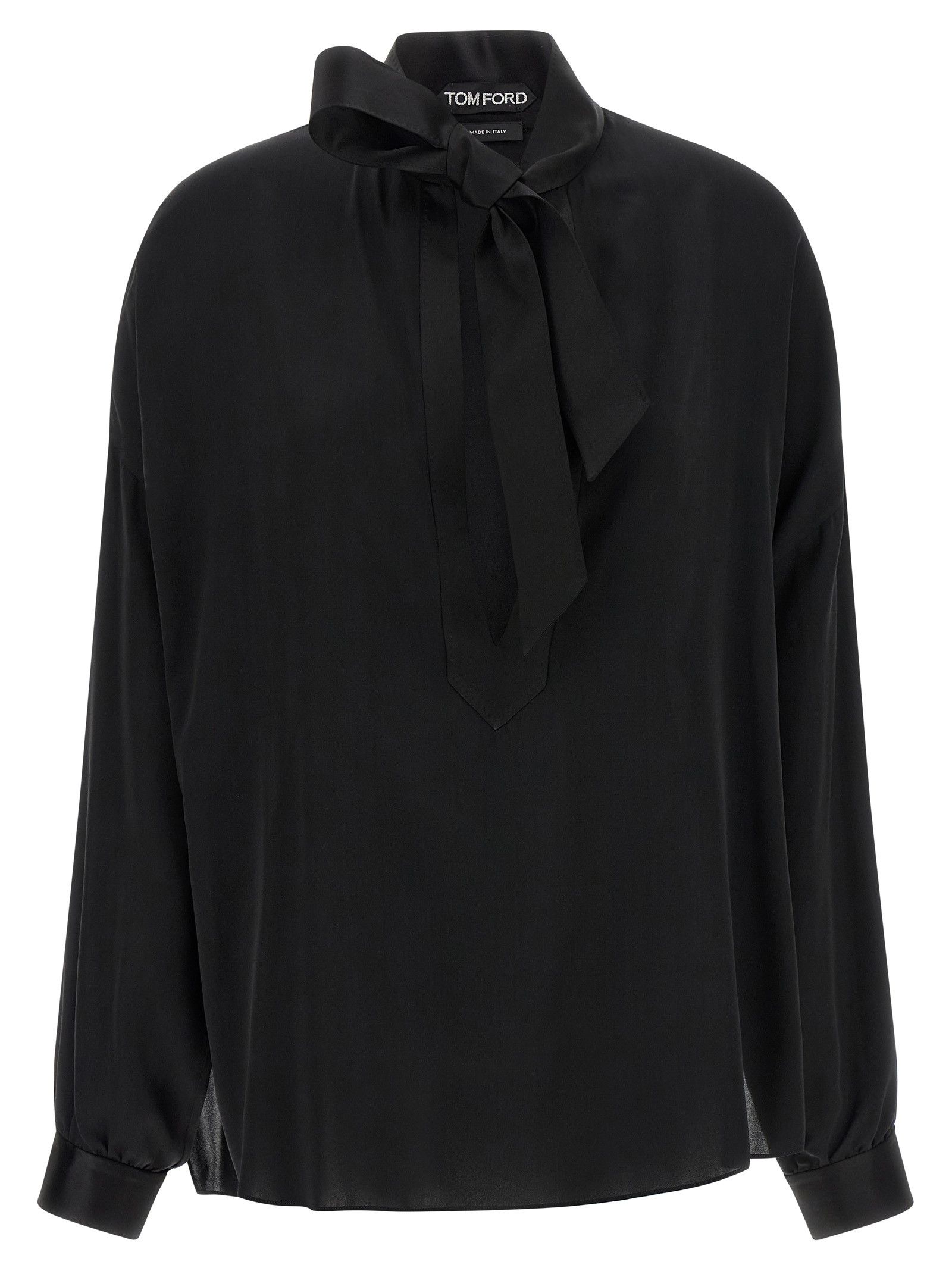Tom Ford Lavallière Neck Blouse Size XS / US 0-2 / IT 36-38 - 2 Thumbnail