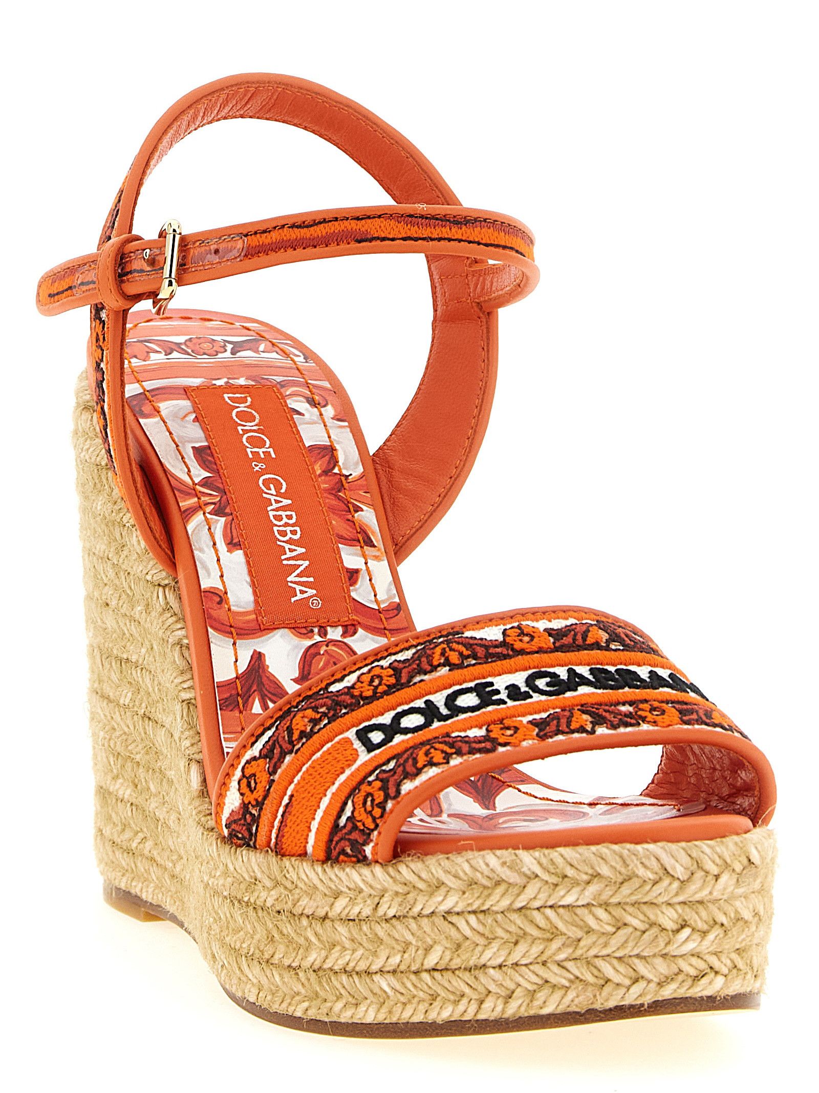 Dolce & Gabbana 'Maiolica' Wedges Size US 5 / IT 35 - 2 Thumbnail