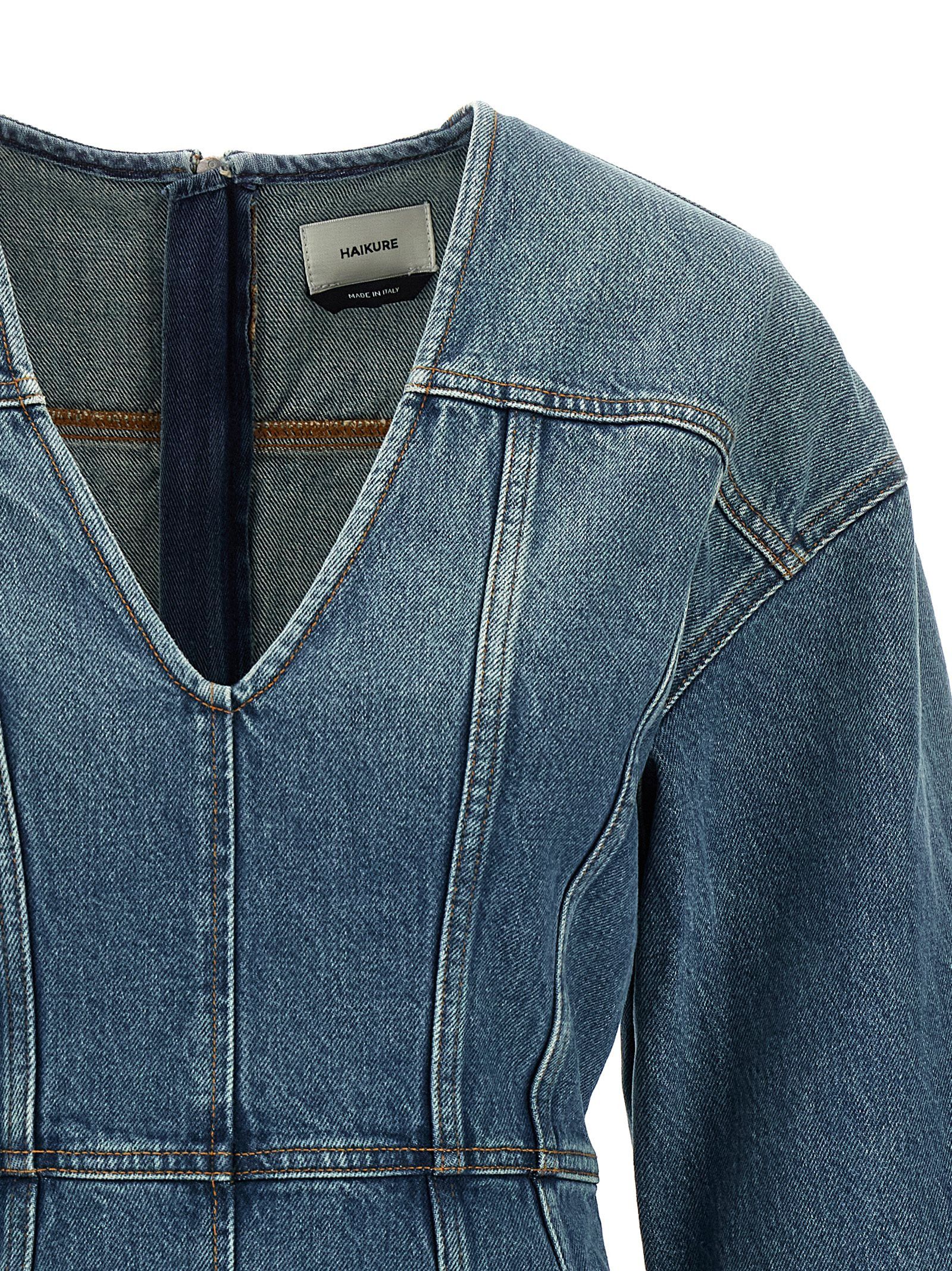 Haikure Denim Dress Size XS / US 0-2 / IT 36-38 - 3 Thumbnail