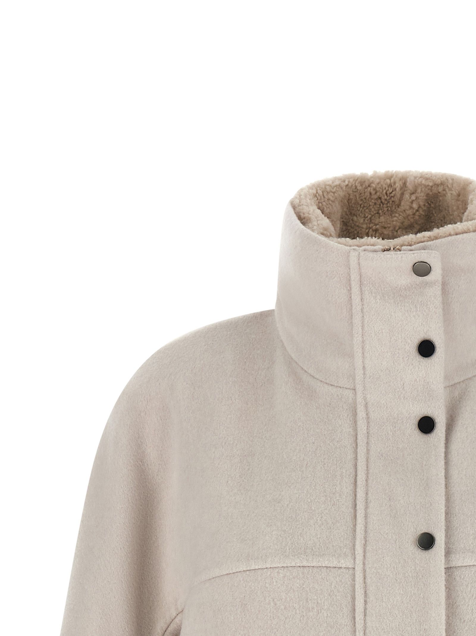 Brunello Cucinelli Cropped Coat Size S / US 4 / IT 40 - 4 Thumbnail