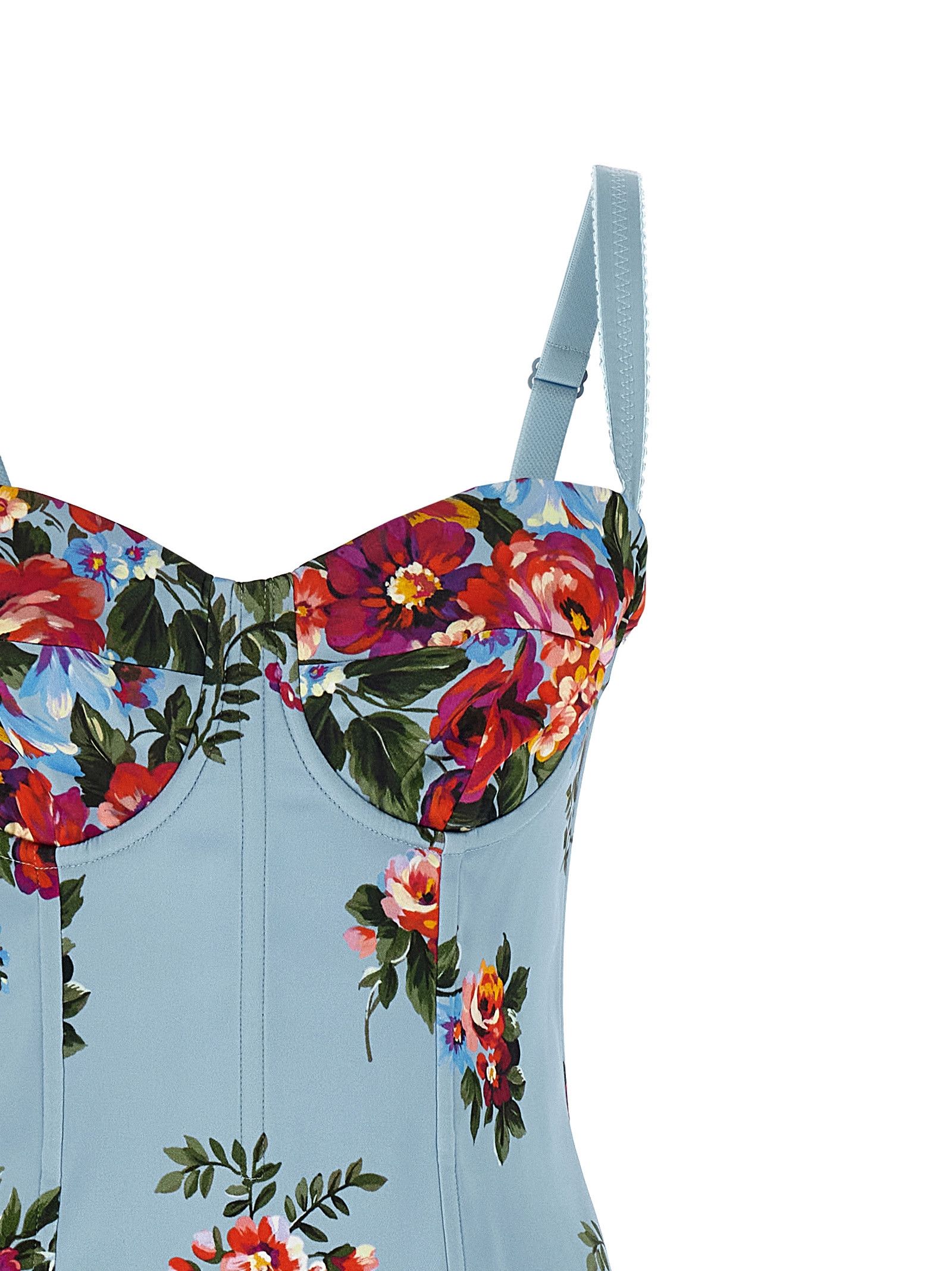 Dolce & Gabbana 'Mazzo Di Fiori' Print Dress Size XL / US 12-14 / IT 48-50 - 3 Thumbnail