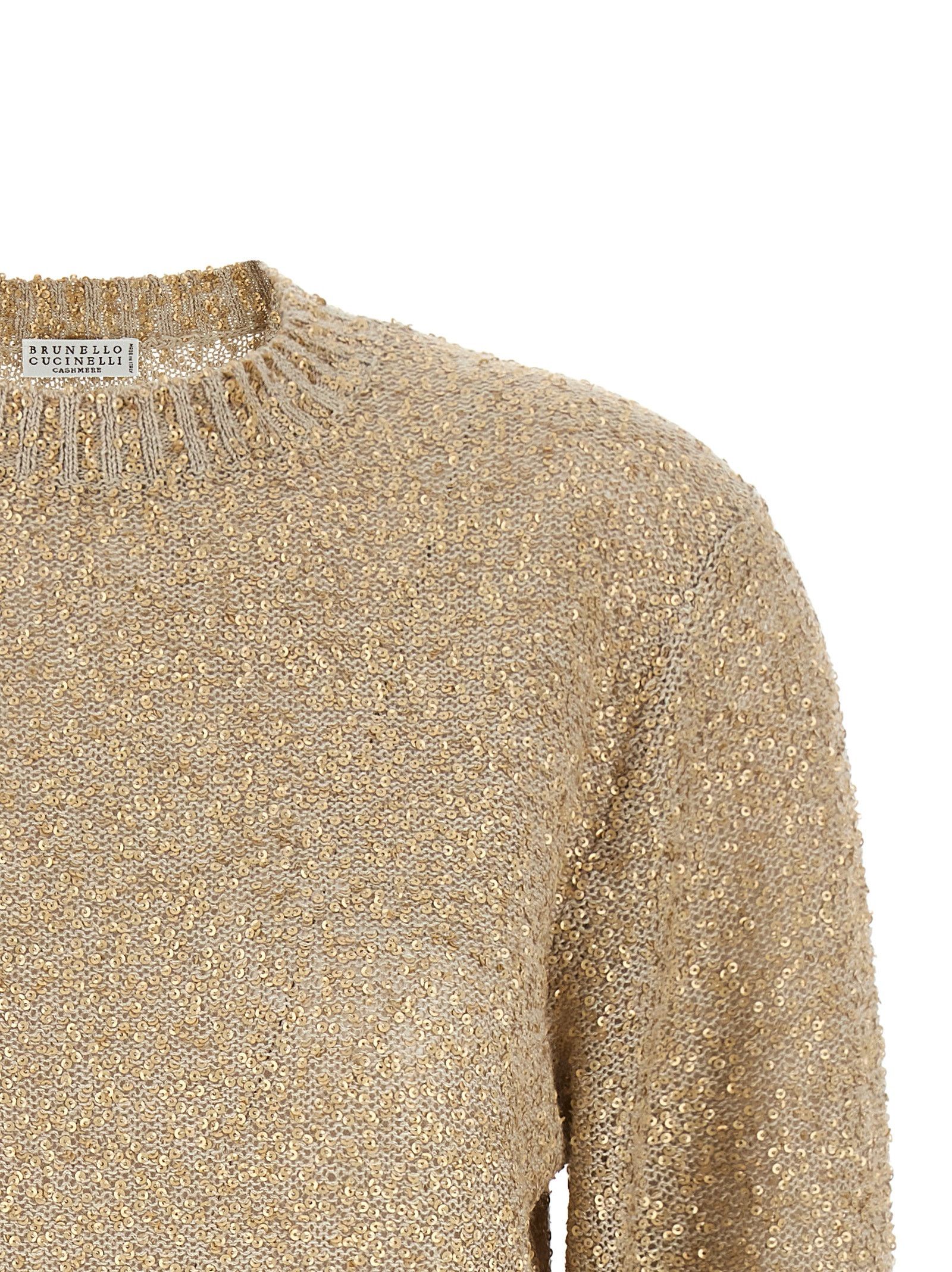 Brunello Cucinelli Micro Sequin Sweater Size S / US 4 / IT 40 - 3 Thumbnail