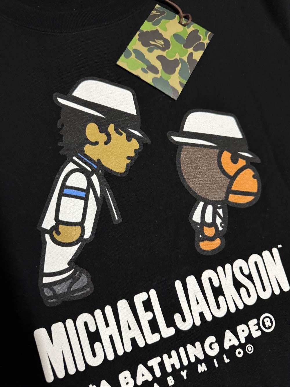 Bape A Bathing Ape x Michael Jackson Graphic Crewneck Sweatshirt Size US XL / EU 56 / 4 - 5 Thumbnail