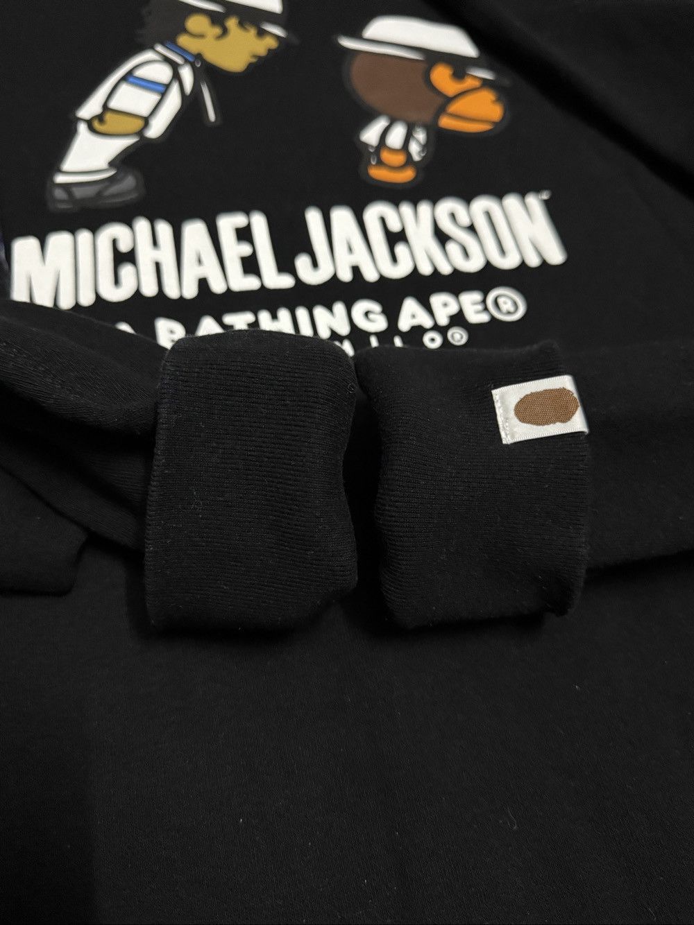 Bape A Bathing Ape x Michael Jackson Graphic Crewneck Sweatshirt Size US XL / EU 56 / 4 - 7 Thumbnail