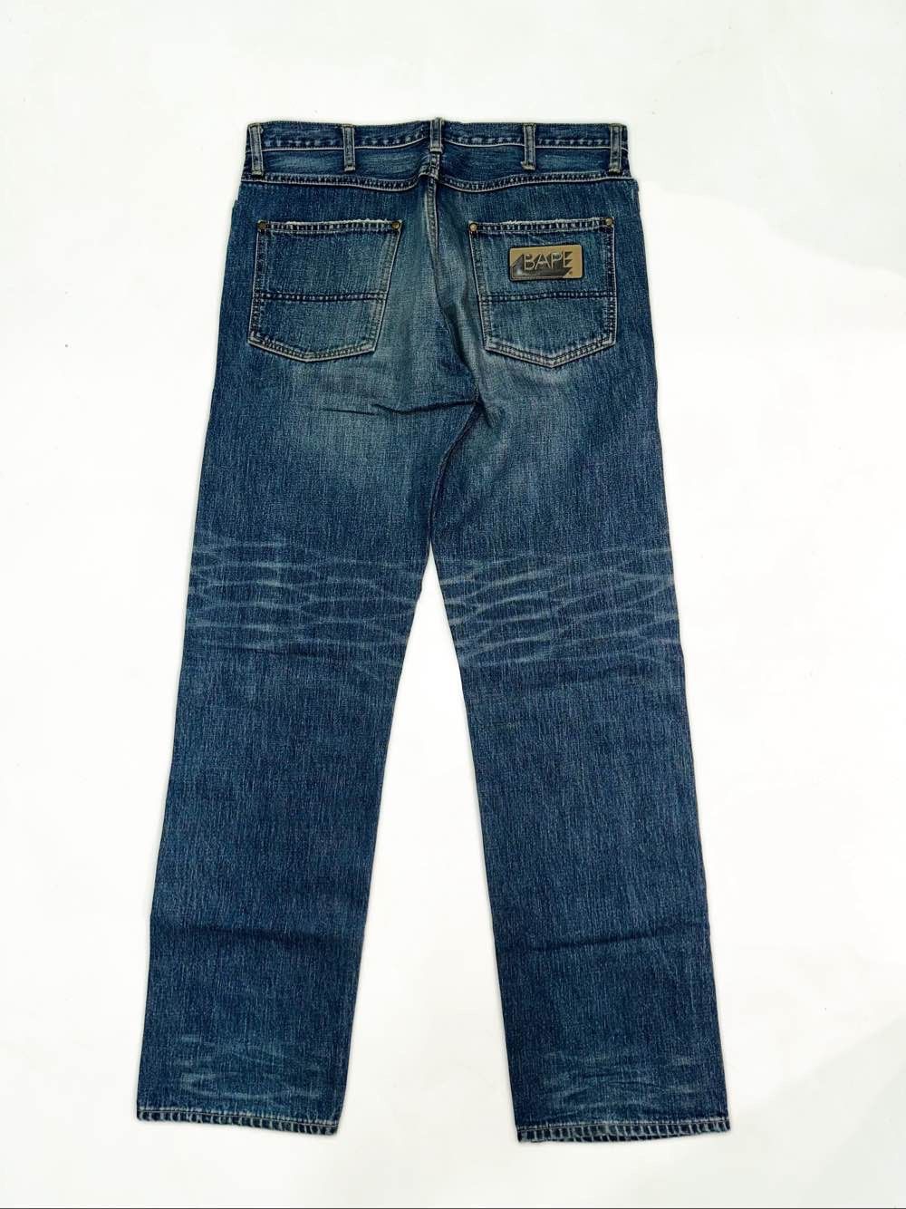 Bape A Bathing Ape Lightning Star Denim Jeans Size M Size US 32 / EU 48 - 2 Thumbnail