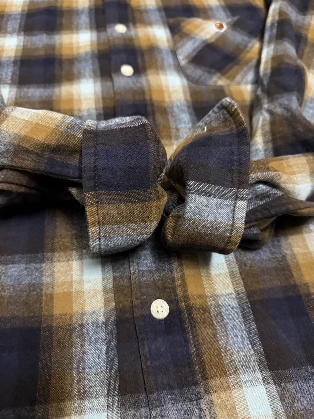 Bape A BATHING APE Plaid Button Up Shirt Size M Size US M / EU 48-50 / 2 - 7 Thumbnail