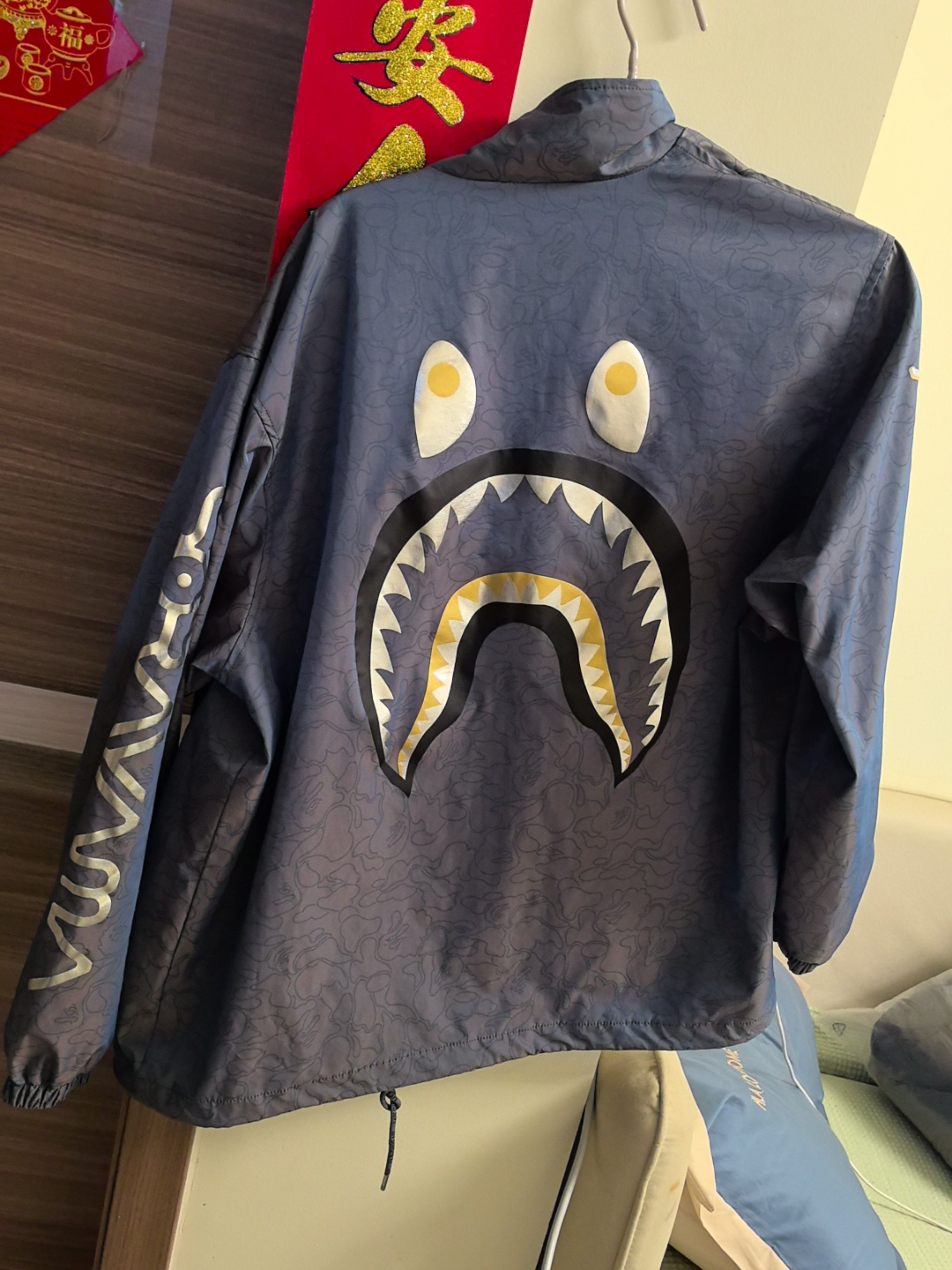 Bape A Bathing Ape x Hajime Sorayama Shark Coach Jacket Size M Size US M / EU 48-50 / 2 - 2 Thumbnail