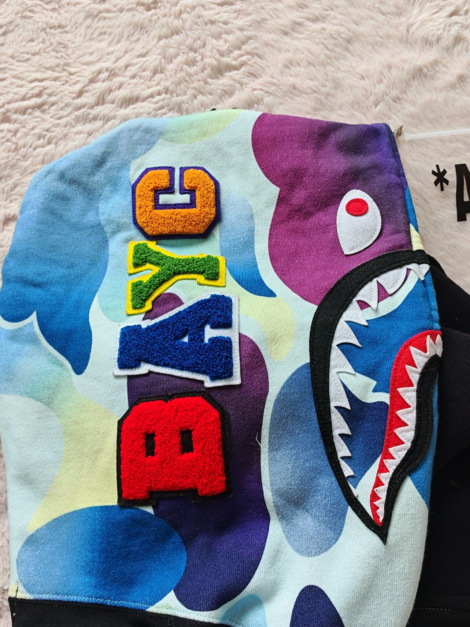Bape A Bathing Ape x Bored Ape Beach Club Shark Hoodie Size L Size US L / EU 52-54 / 3 - 7 Thumbnail