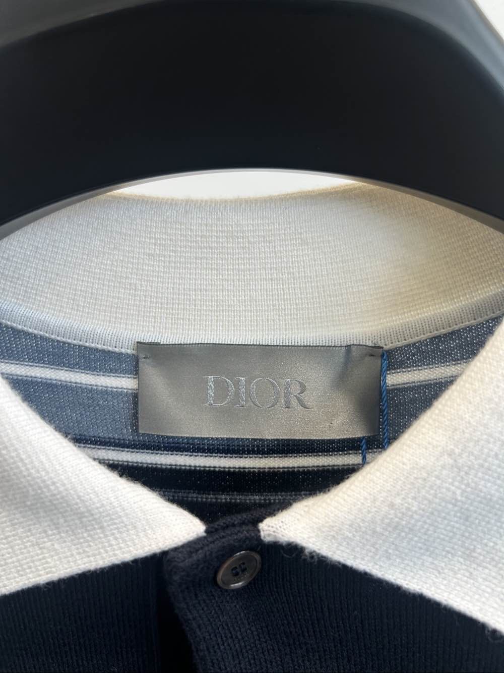 Dior Dior Lily of the Valley Striped Polo Size M Size US M / EU 48-50 / 2 - 3 Thumbnail