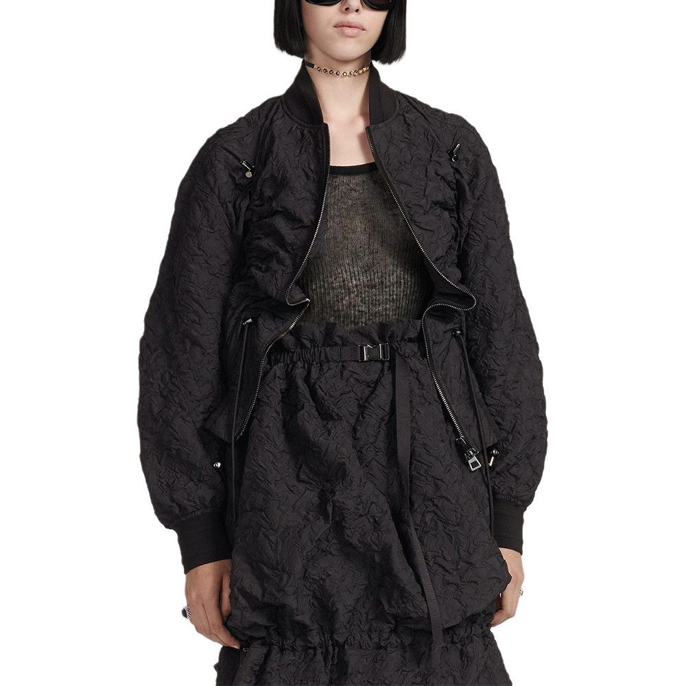 Dior Dior Black Textured Zip-Up Jacket Size XS Size XS / US 0-2 / IT 36-38 - 6 Thumbnail