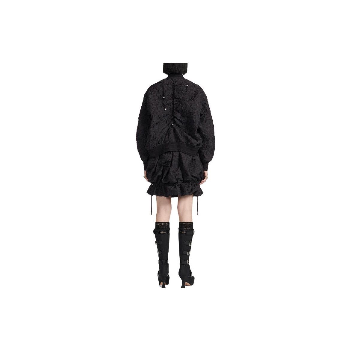 Dior Dior Black Textured Zip-Up Jacket Size XS Size XS / US 0-2 / IT 36-38 - 7 Thumbnail