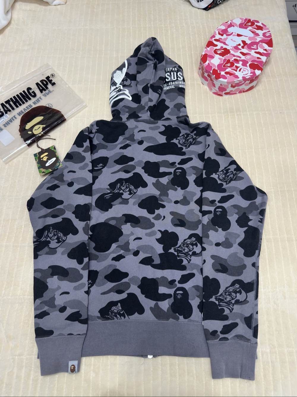 Bape URSUS BAPE Camo Full Zip Hoodie Size L Size US L / EU 52-54 / 3 - 2 Thumbnail