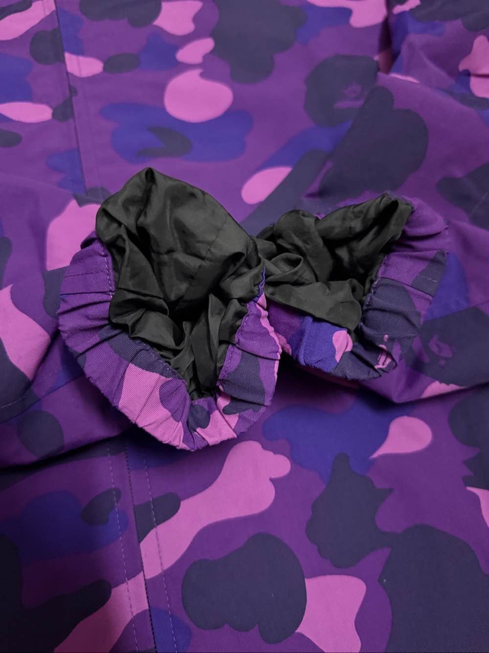 Bape A BATHING APE Purple Camo Shark Jacket Size XL Size US XL / EU 56 / 4 - 9 Thumbnail