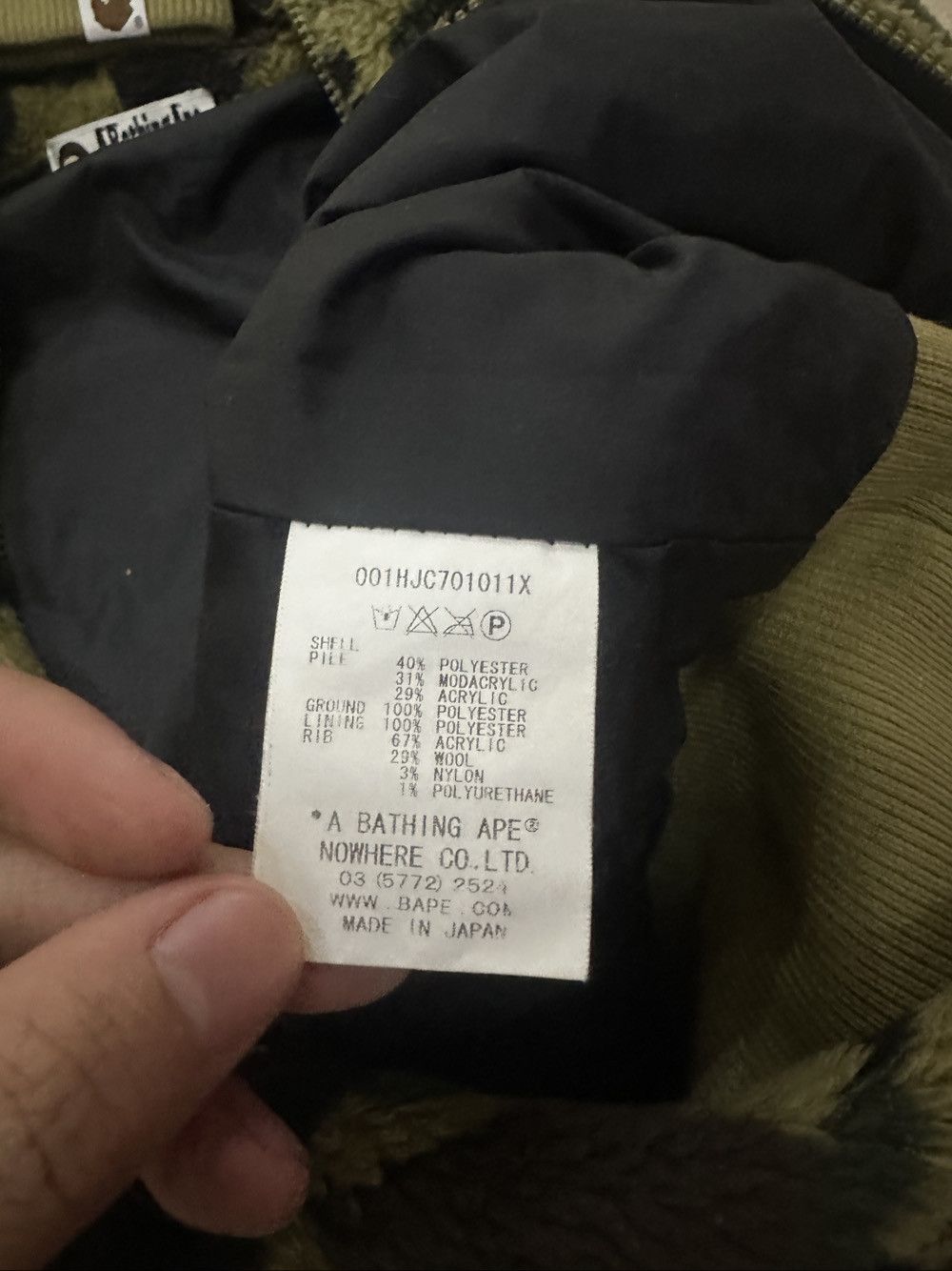 Bape A Bathing Ape Camo Shark Tiger Fleece Hoodie Size M Size US M / EU 48-50 / 2 - 4 Thumbnail