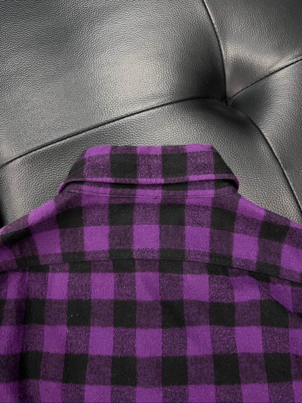 Bape A Bathing Ape Purple Plaid Flannel Shirt Size S Size US S / EU 44-46 / 1 - 7 Thumbnail
