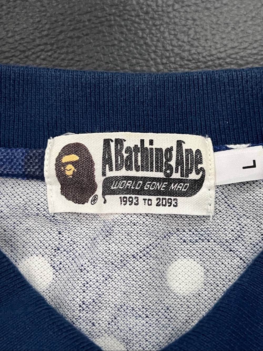 Bape A Bathing Ape Blue Camo Polka Dot Polo Size L Size L / US 10 / IT 46 - 3 Thumbnail