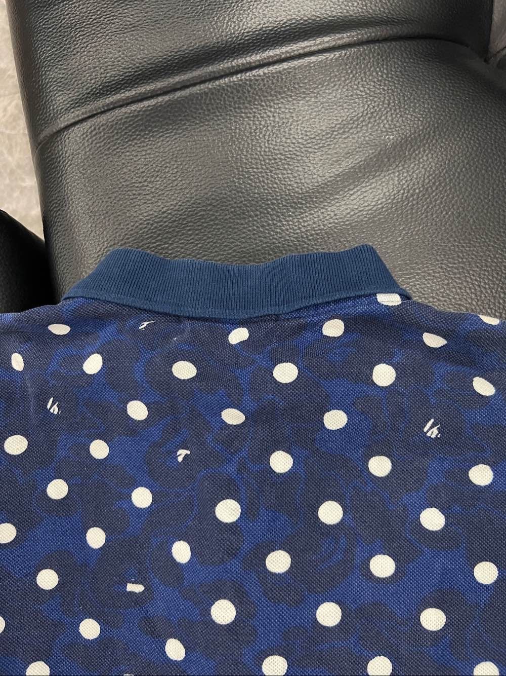 Bape A Bathing Ape Blue Camo Polka Dot Polo Size L Size L / US 10 / IT 46 - 13 Thumbnail