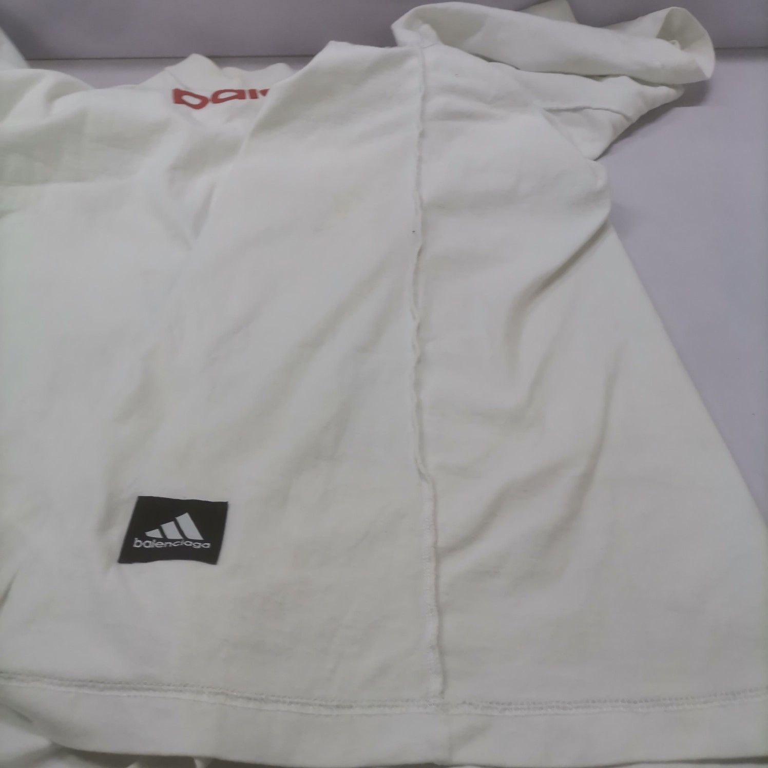 Adidas Adidas Originals x Balenciaga Logo T-Shirt Size L Size US L / EU 52-54 / 3 - 17 Thumbnail
