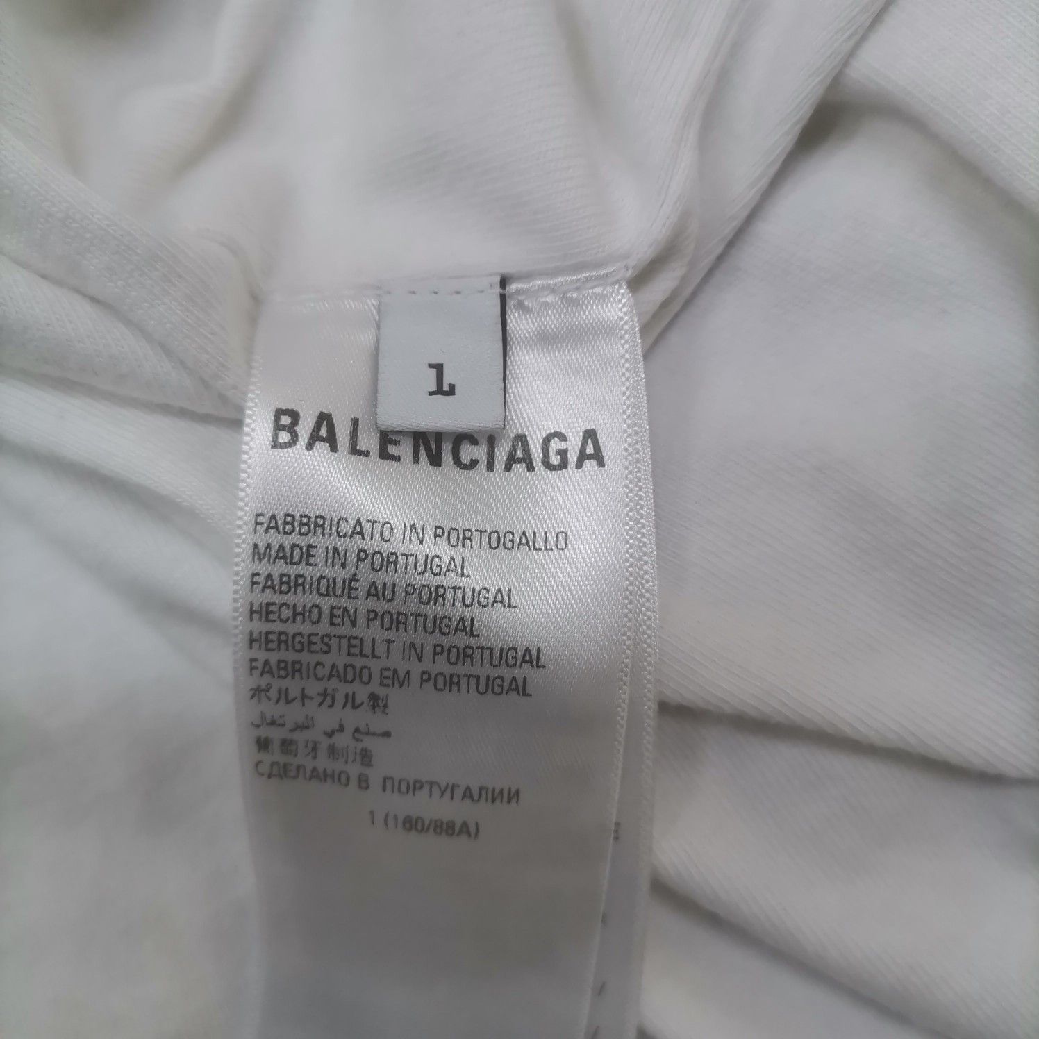 Adidas Adidas Originals x Balenciaga Logo T-Shirt Size L Size US L / EU 52-54 / 3 - 3 Thumbnail
