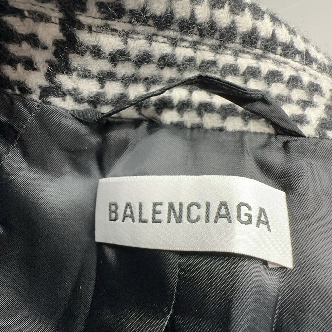 Balenciaga Balenciaga Houndstooth Blazer IT 40 Size S / US 4 / IT 40 - 3 Thumbnail