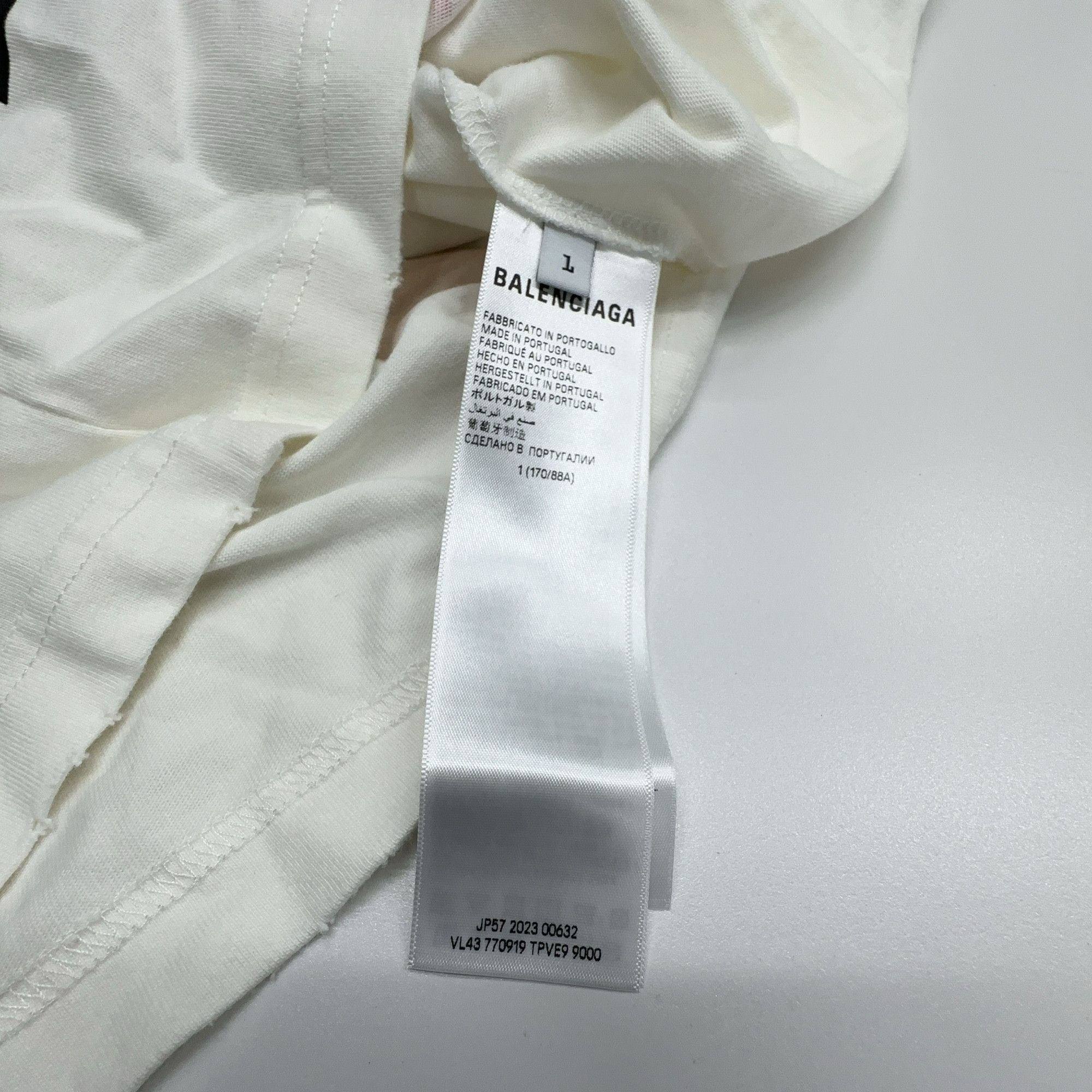 Balenciaga Balenciaga Logo Print T-Shirt US S Size US S / EU 44-46 / 1 - 3 Thumbnail