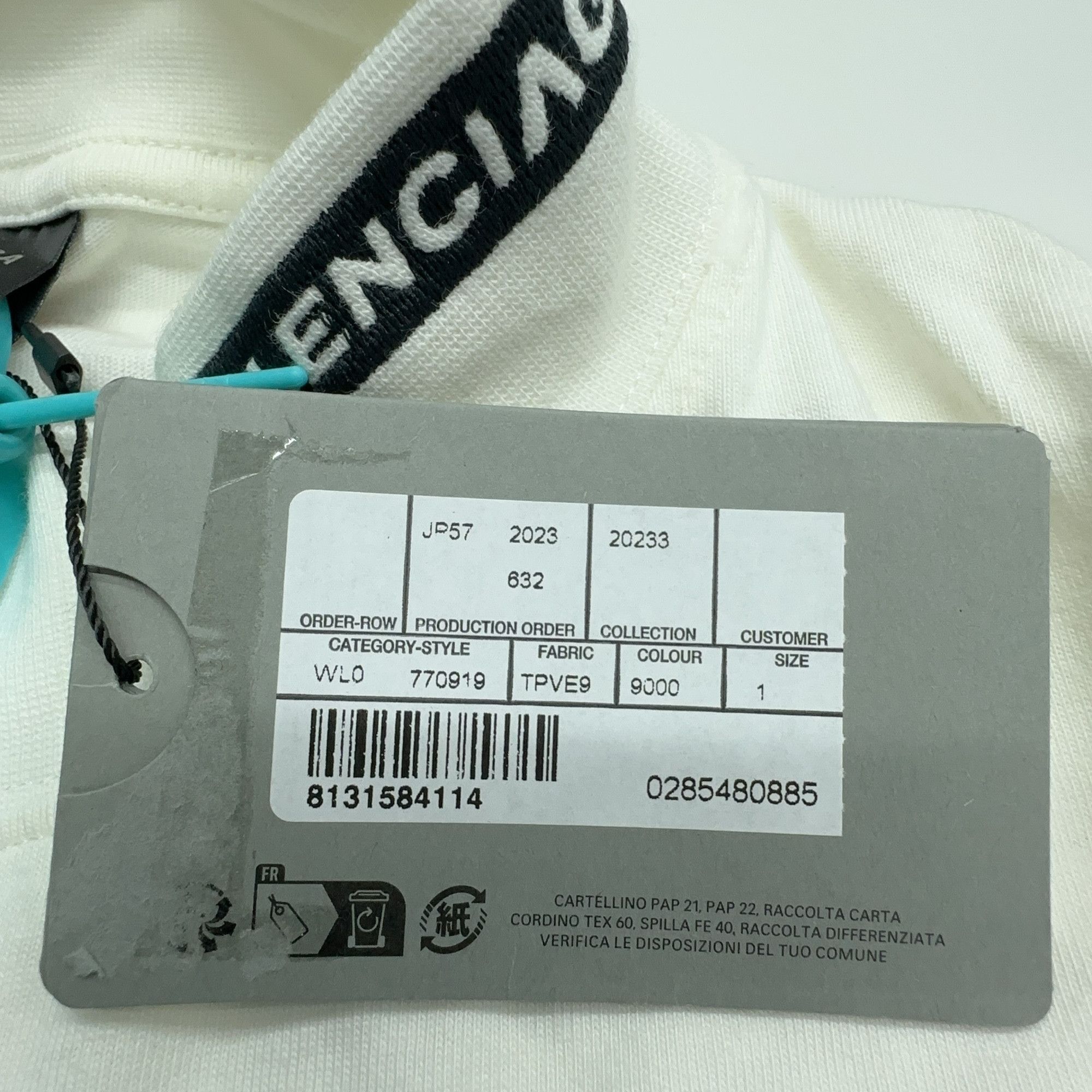 Balenciaga Balenciaga Logo Print T-Shirt US S Size US S / EU 44-46 / 1 - 4 Thumbnail