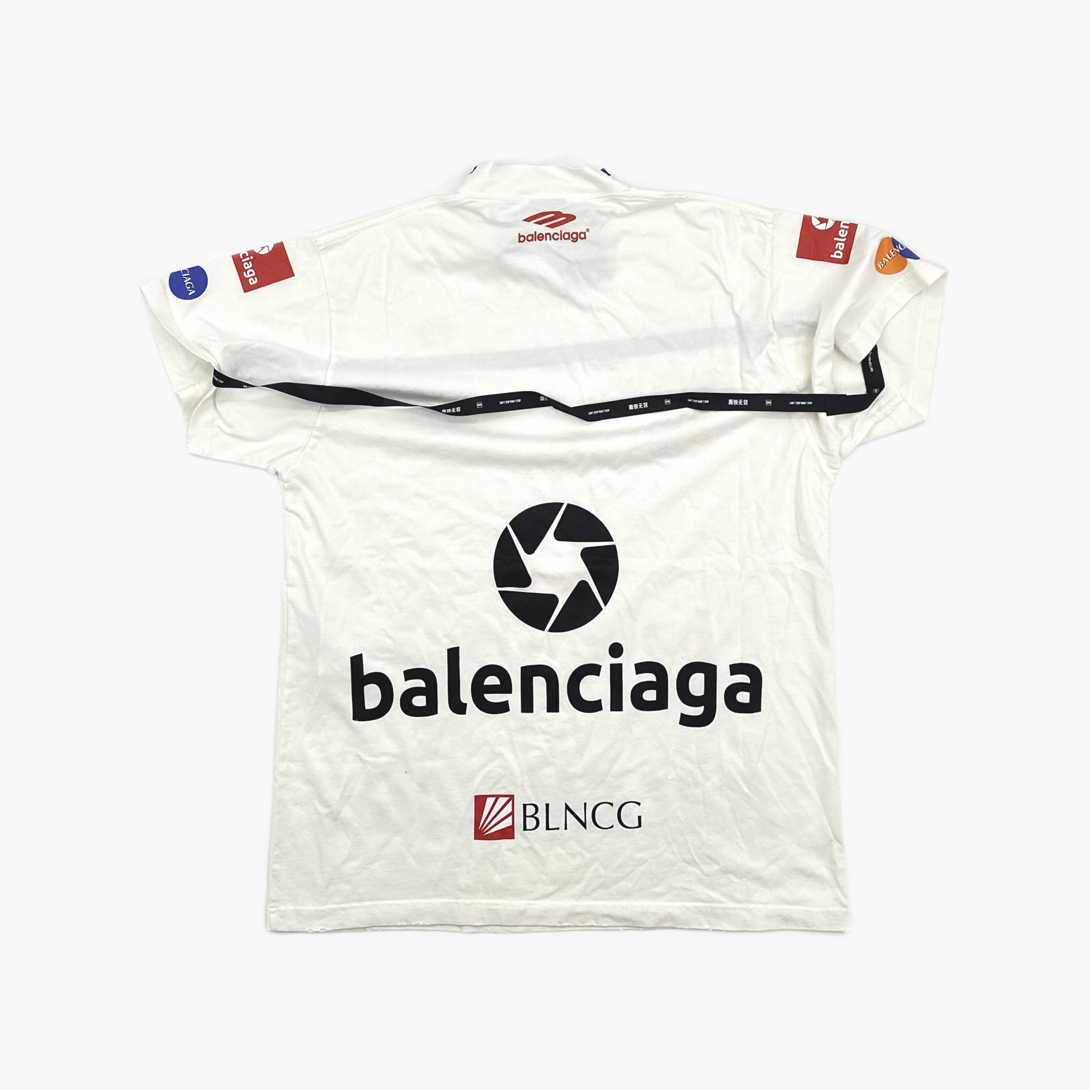 Balenciaga Balenciaga Logo Print T-Shirt US S Size US S / EU 44-46 / 1 - 2 Thumbnail