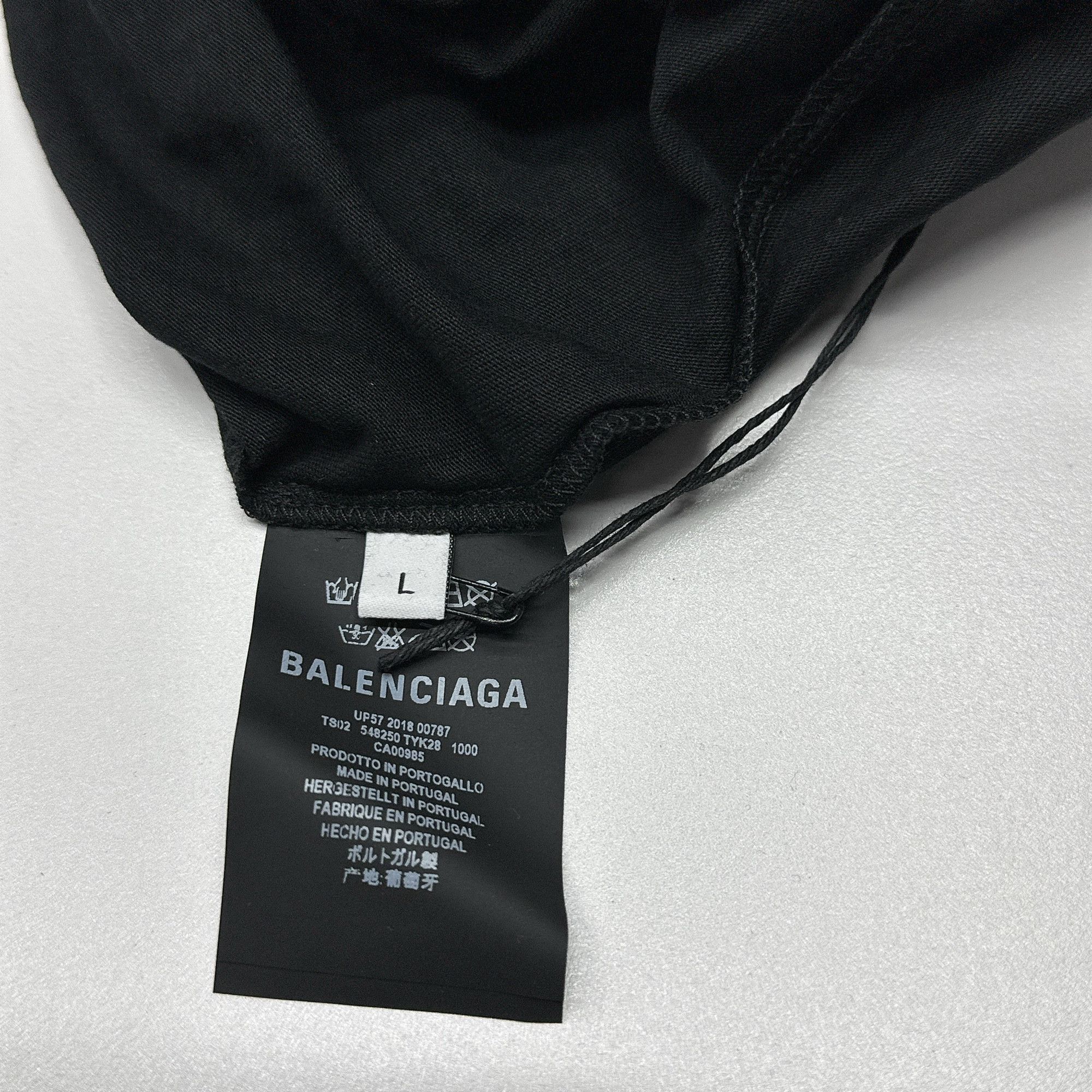 Balenciaga Balenciaga Logo Long Sleeve T-Shirt Size L Size US L / EU 52-54 / 3 - 3 Thumbnail