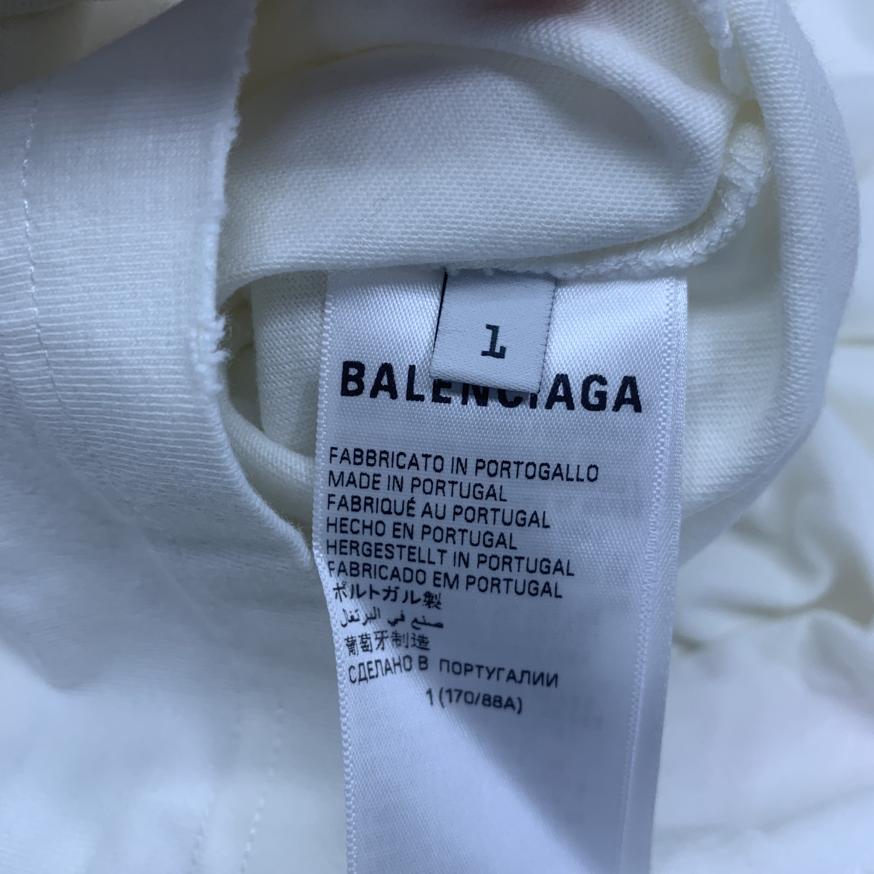 Balenciaga Balenciaga Logo Print Short Sleeve T-Shirt Size S Size US S / EU 44-46 / 1 - 5 Thumbnail