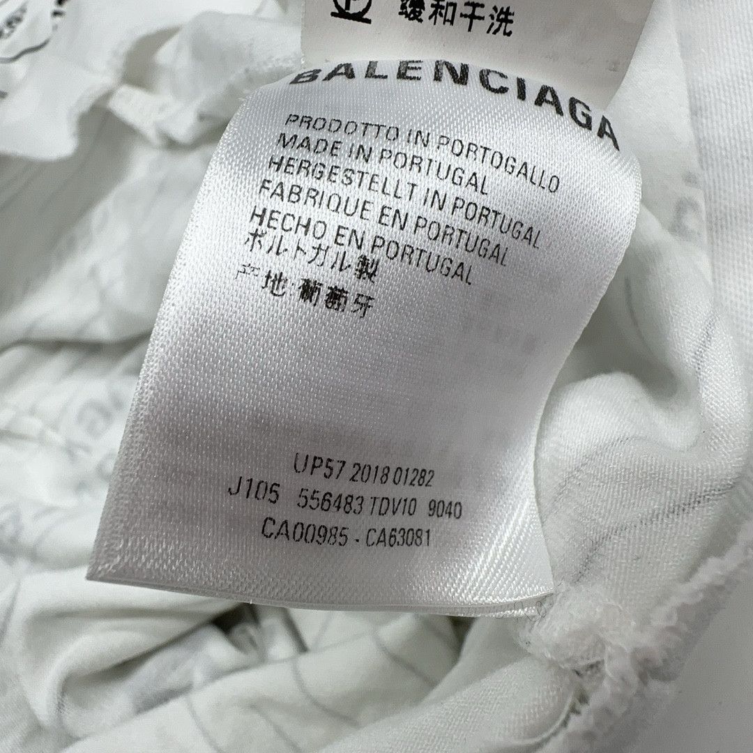 Balenciaga Balenciaga Logo Print Midi Skirt Size 36 Size 25" / US 0 / IT 36 - 5 Thumbnail