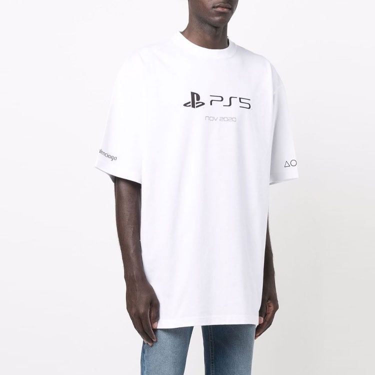 Balenciaga Balenciaga x PlayStation Logo T-Shirt Size XS Size US XS / EU 42 / 0 - 7 Thumbnail