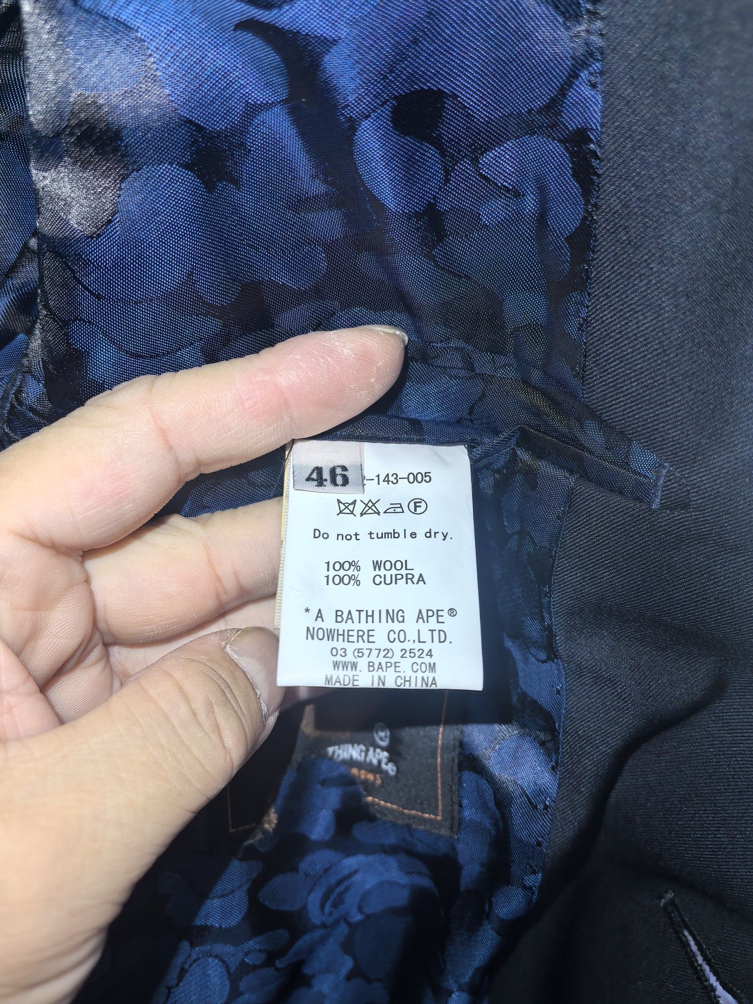 Bape A Bathing Ape Camo Lining Blazer Size 36R Size 36R - 6 Thumbnail