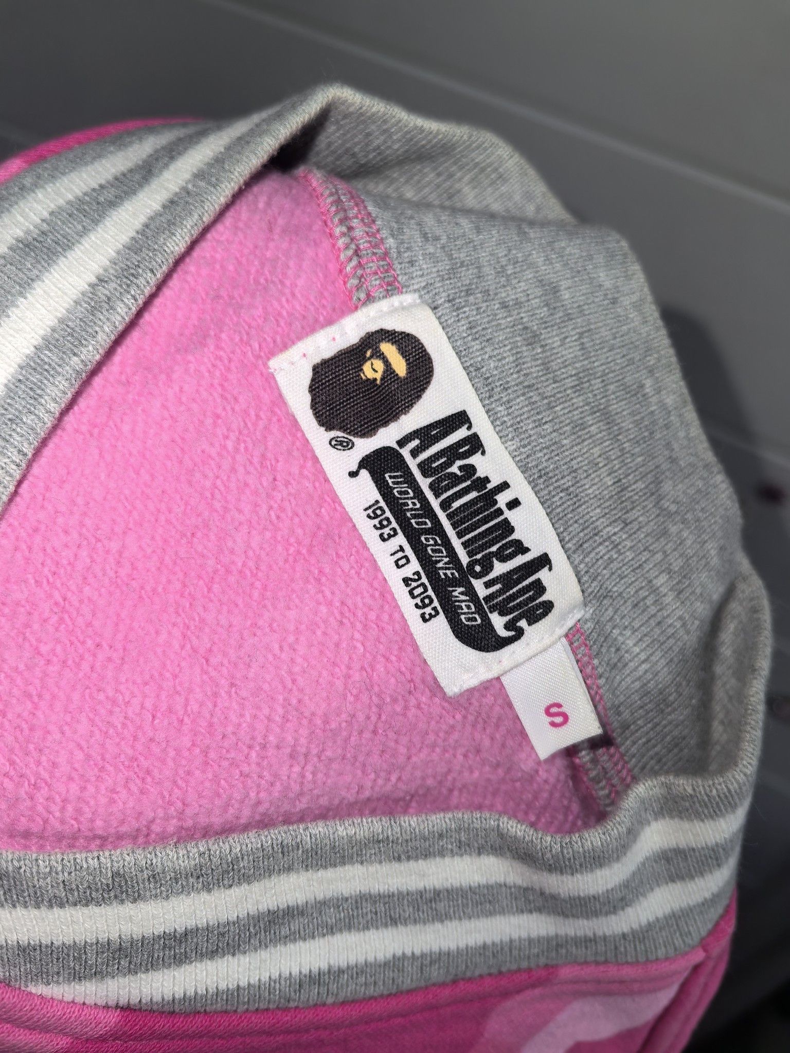 Bape A BATHING APE Pink Camo Varsity Jacket Size S Size S / US 4 / IT 40 - 3 Thumbnail