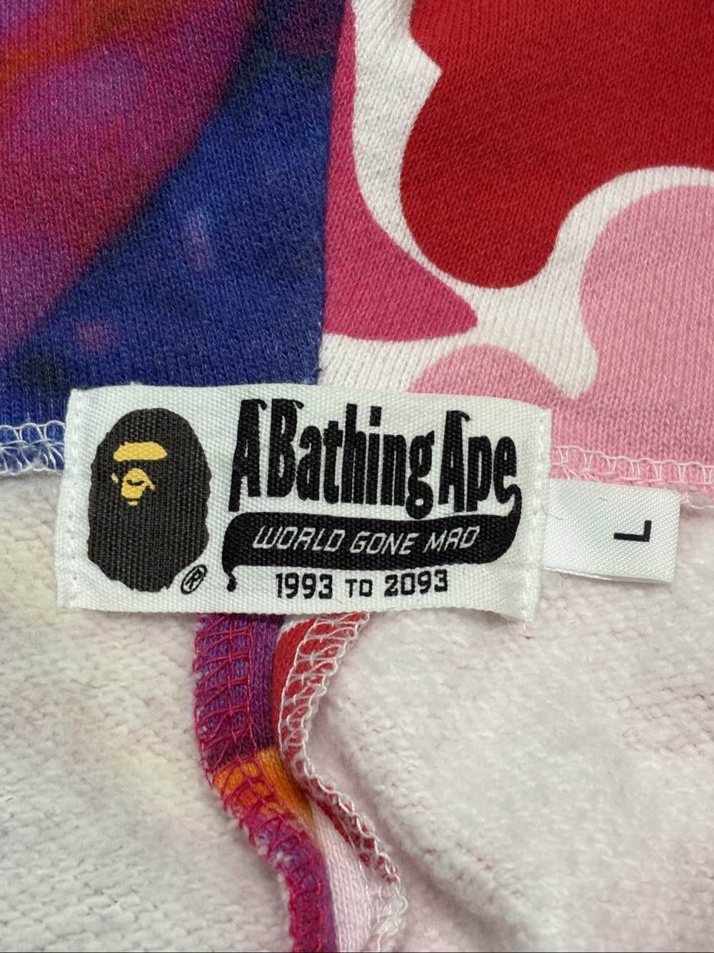 Bape A BATHING APE x Mika Ninagawa Floral Shark Hoodie Size L Size US L / EU 52-54 / 3 - 3 Thumbnail