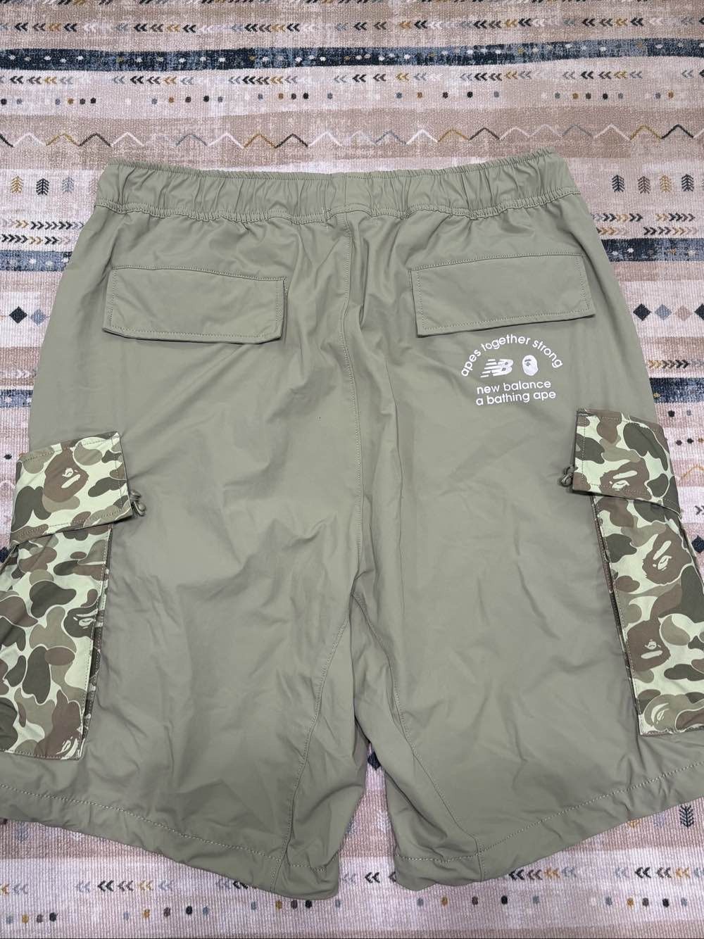 New Balance New Balance x Bape Camo Pocket Shorts Size XL Size US 36 / EU 52 - 2 Thumbnail