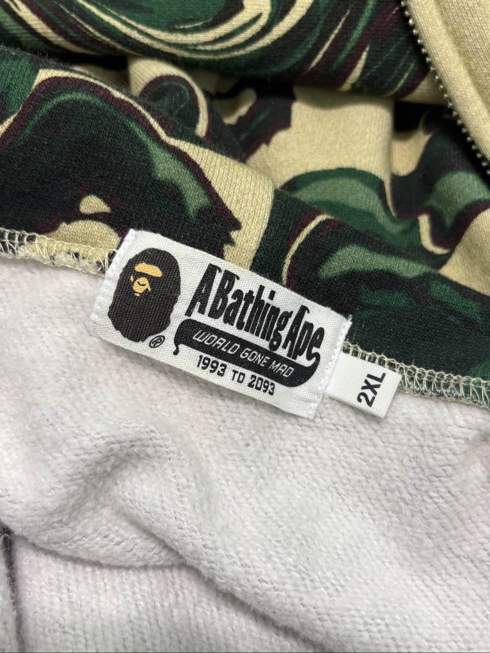 Bape A BATHING APE Marble Camo Shark Hoodie Size XXL Size US XXL / EU 58 / 5 - 3 Thumbnail