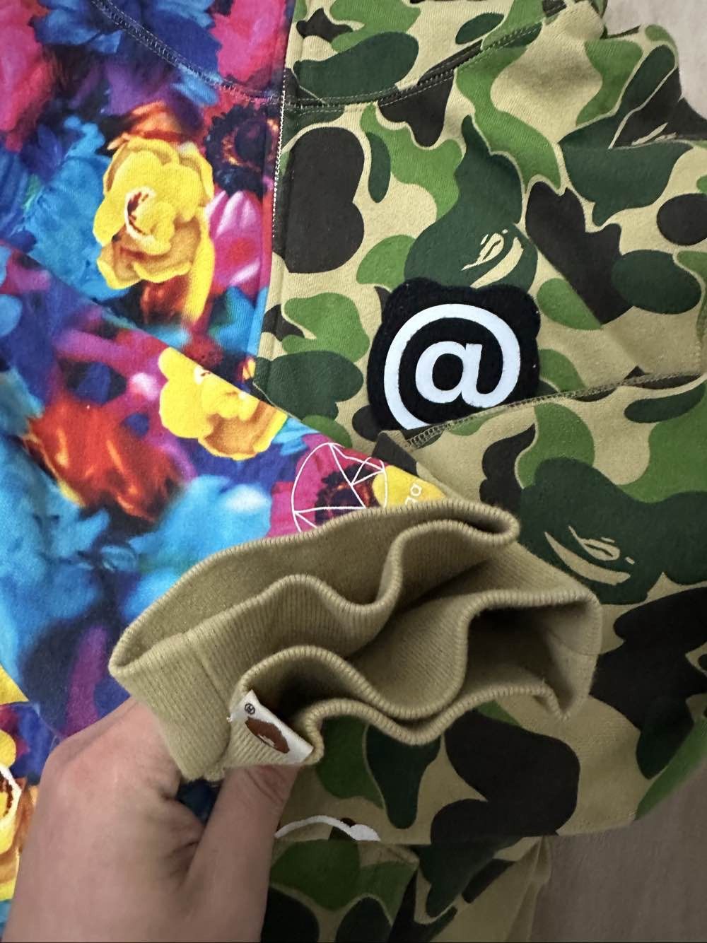 Bape A Bathing Ape x Medicom Toy Floral Shark Hoodie XL Size US XL / EU 56 / 4 - 8 Thumbnail