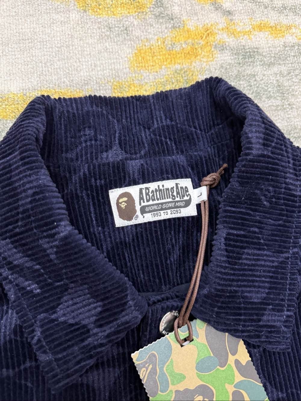 Bape A BATHING APE Camo Corduroy Jacket Size L Size US L / EU 52-54 / 3 - 5 Thumbnail