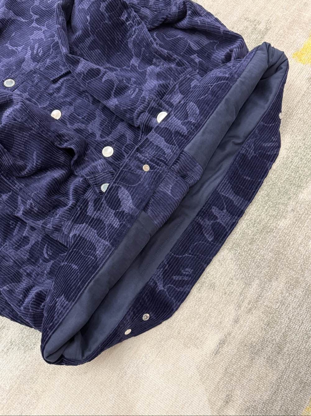 Bape A BATHING APE Camo Corduroy Jacket Size L Size US L / EU 52-54 / 3 - 8 Thumbnail