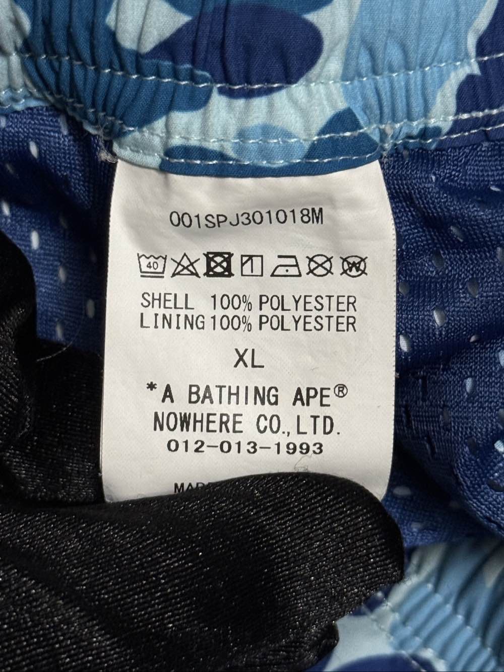 Bape A Bathing Ape Blue Camo Shorts XL Size US 36 / EU 52 - 8 Thumbnail
