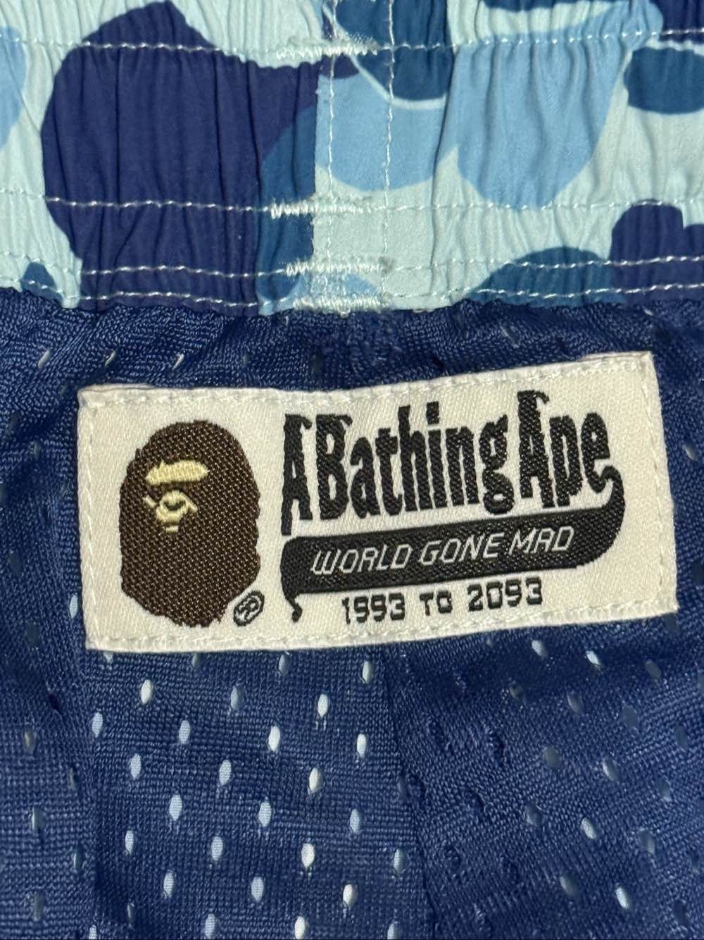 Bape A Bathing Ape Blue Camo Shorts XL Size US 36 / EU 52 - 3 Thumbnail