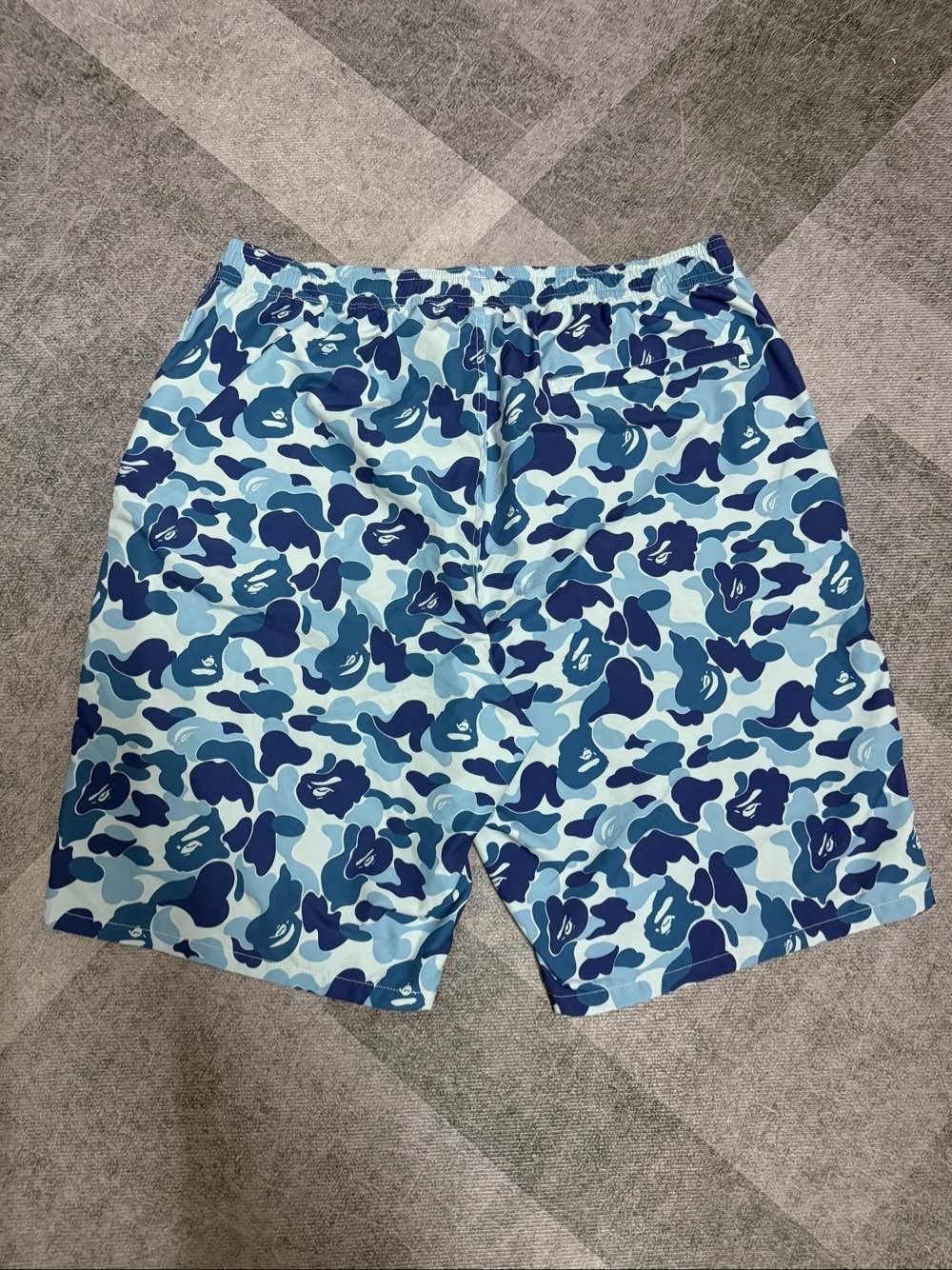 Bape A Bathing Ape Blue Camo Shorts XL Size US 36 / EU 52 - 2 Thumbnail