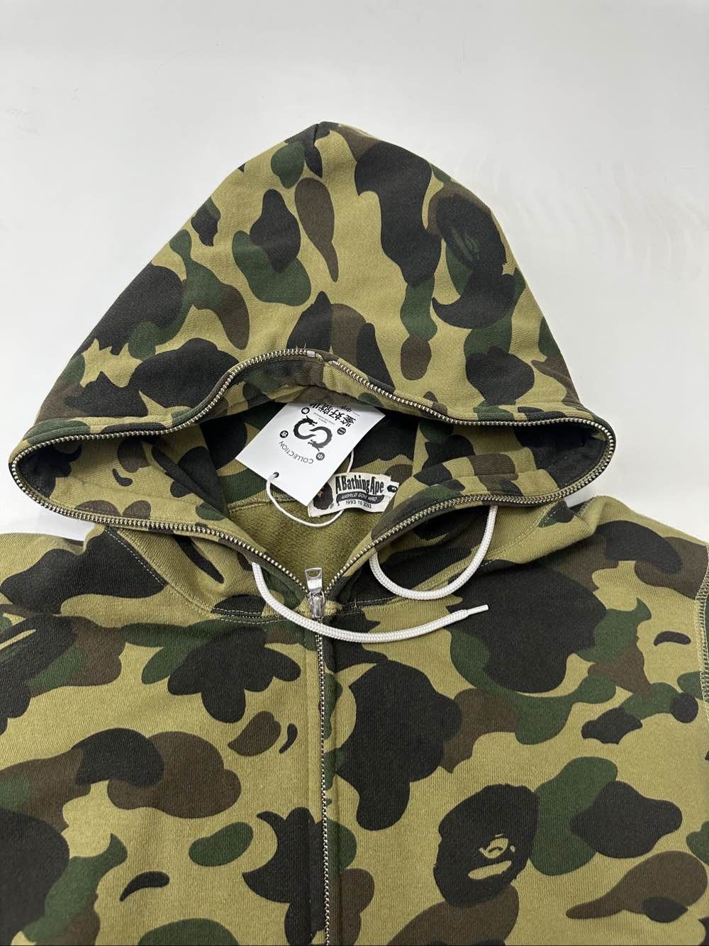 Bape A Bathing Ape Camo Zip Hoodie XL Size US XL / EU 56 / 4 - 6 Thumbnail