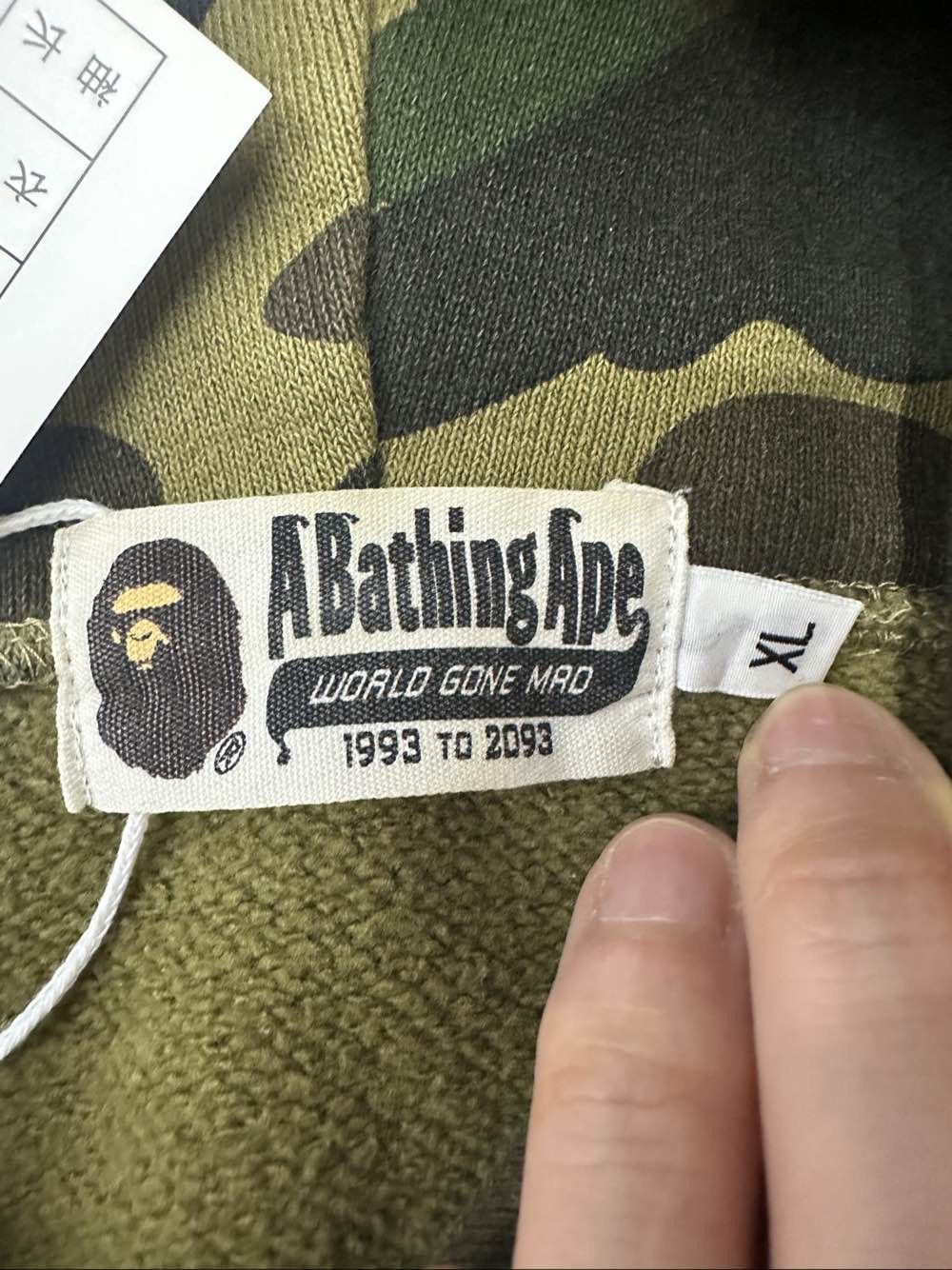 Bape A Bathing Ape Camo Zip Hoodie XL Size US XL / EU 56 / 4 - 3 Thumbnail