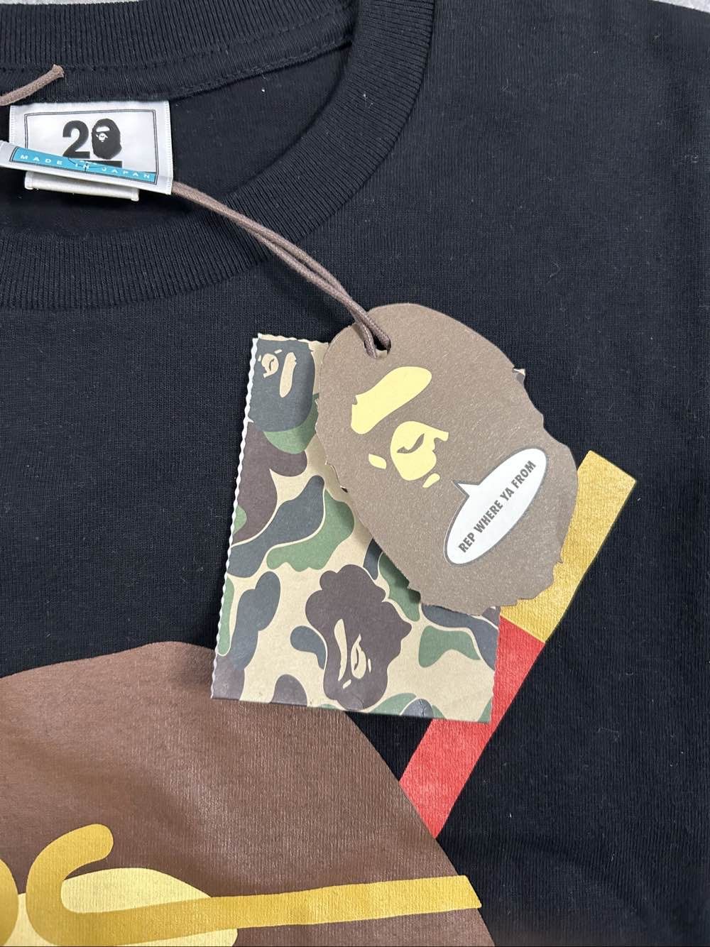 Bape A BATHING APE 20th Anniversary Graphic T-Shirt Size M Size US M / EU 48-50 / 2 - 5 Thumbnail