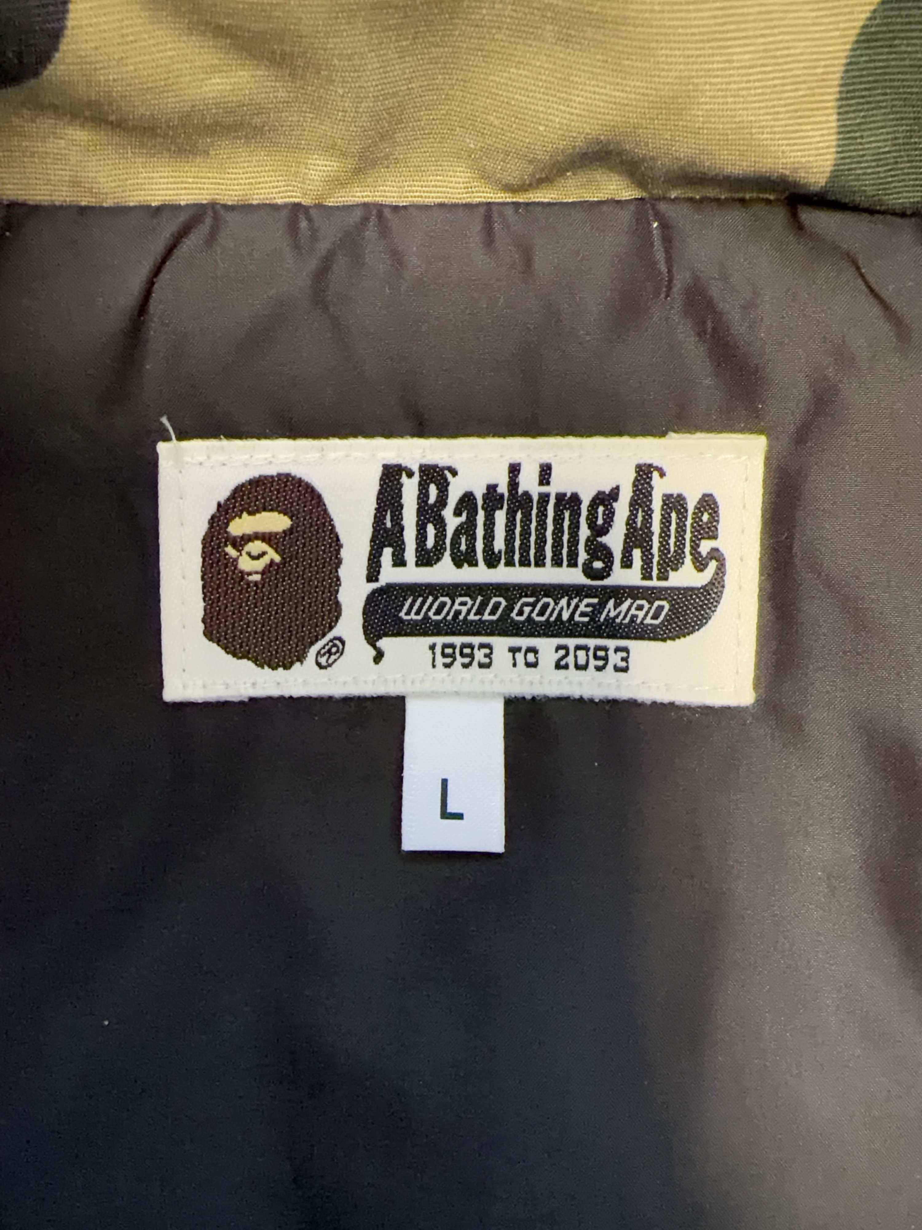 Bape A Bathing Ape 1st Camo Snowboard Down Jacket Size L Size US L / EU 52-54 / 3 - 3 Thumbnail