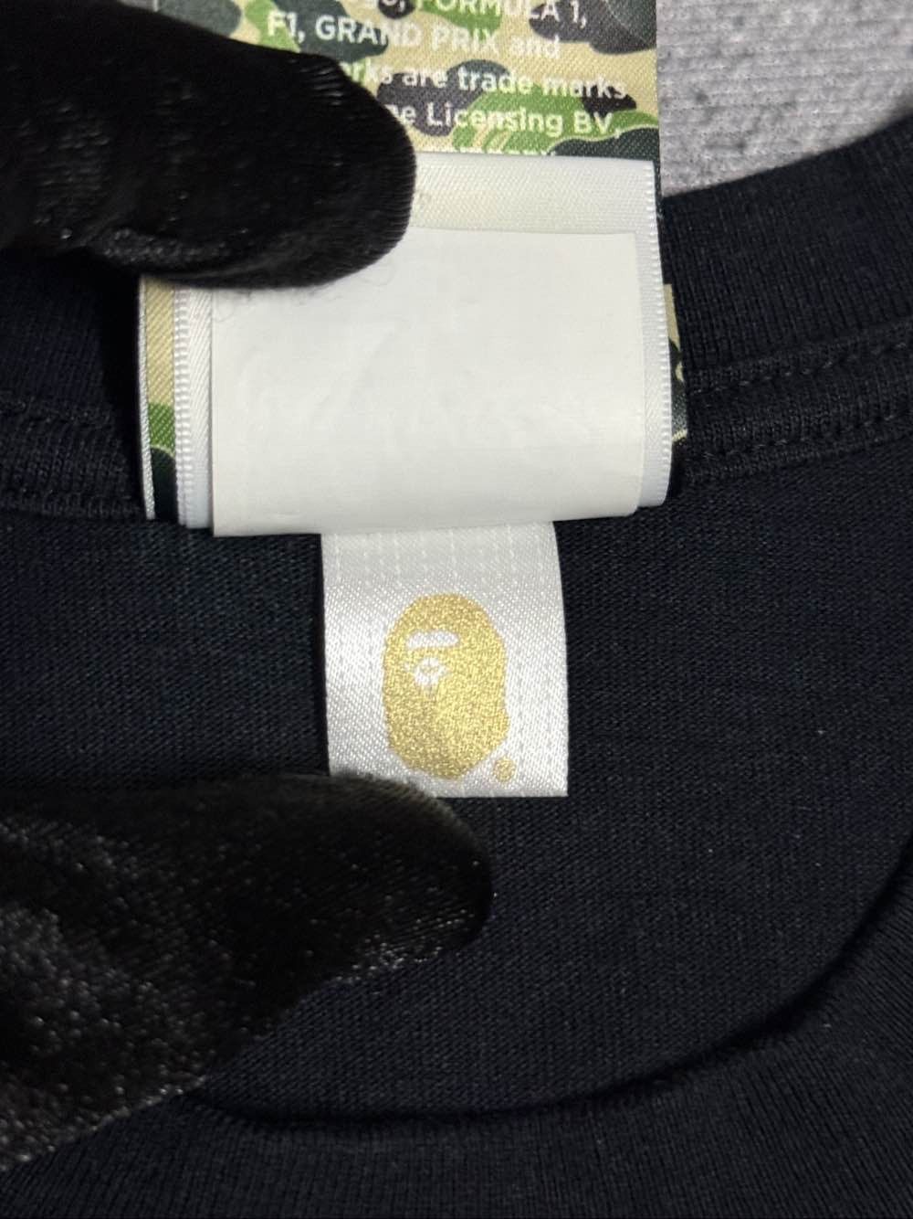Bape A Bathing Ape x F1 1000 Logo T-Shirt Size S Size US S / EU 44-46 / 1 - 9 Thumbnail