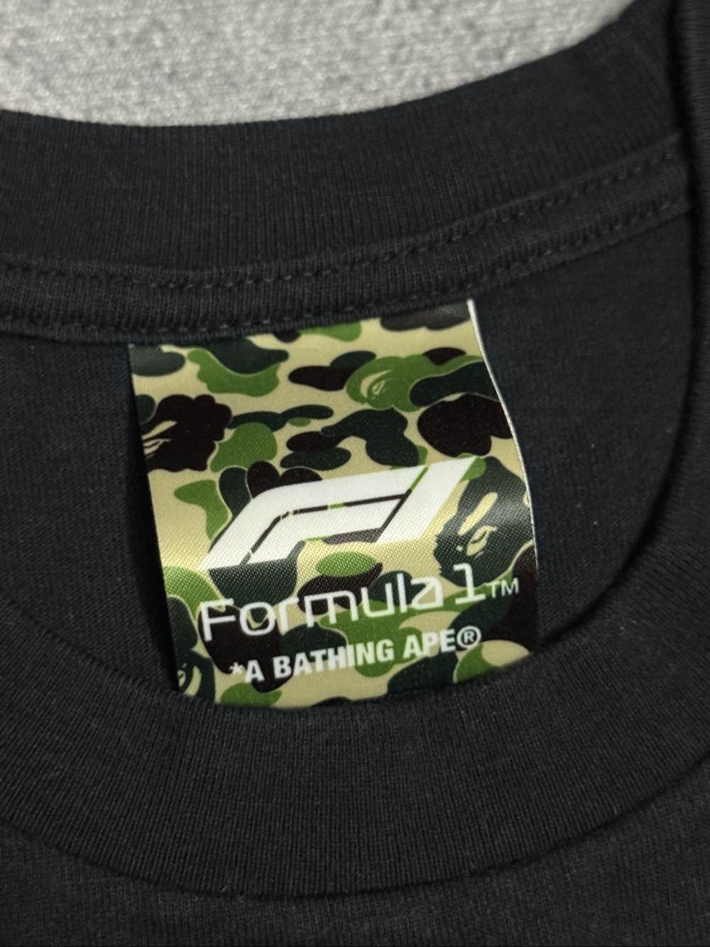 Bape A Bathing Ape x F1 1000 Logo T-Shirt Size S Size US S / EU 44-46 / 1 - 5 Thumbnail